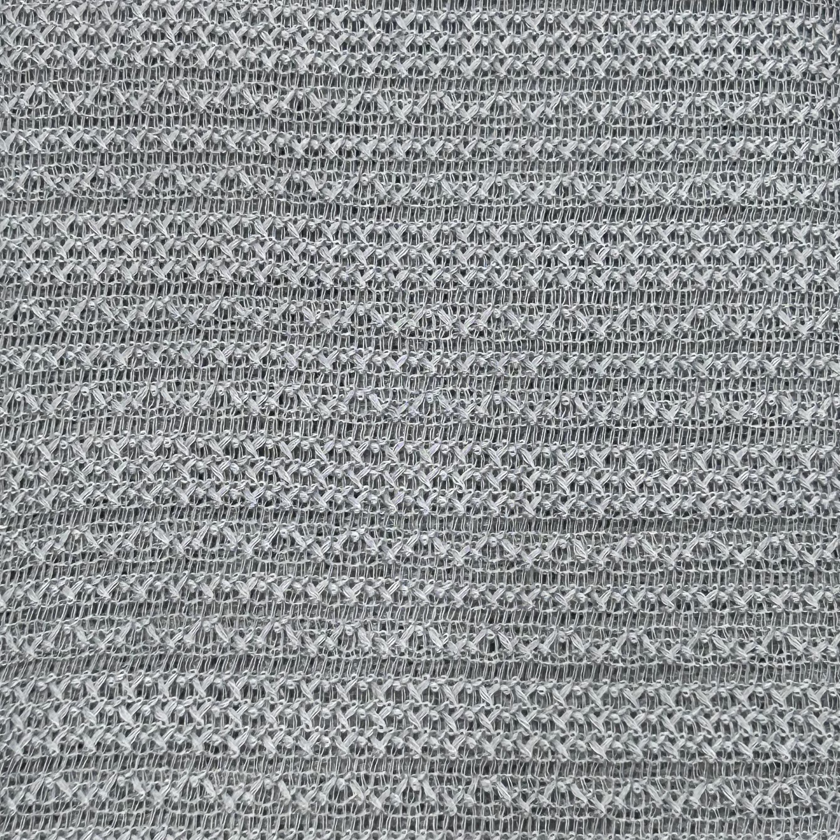 Light Grey Knit Lace X010