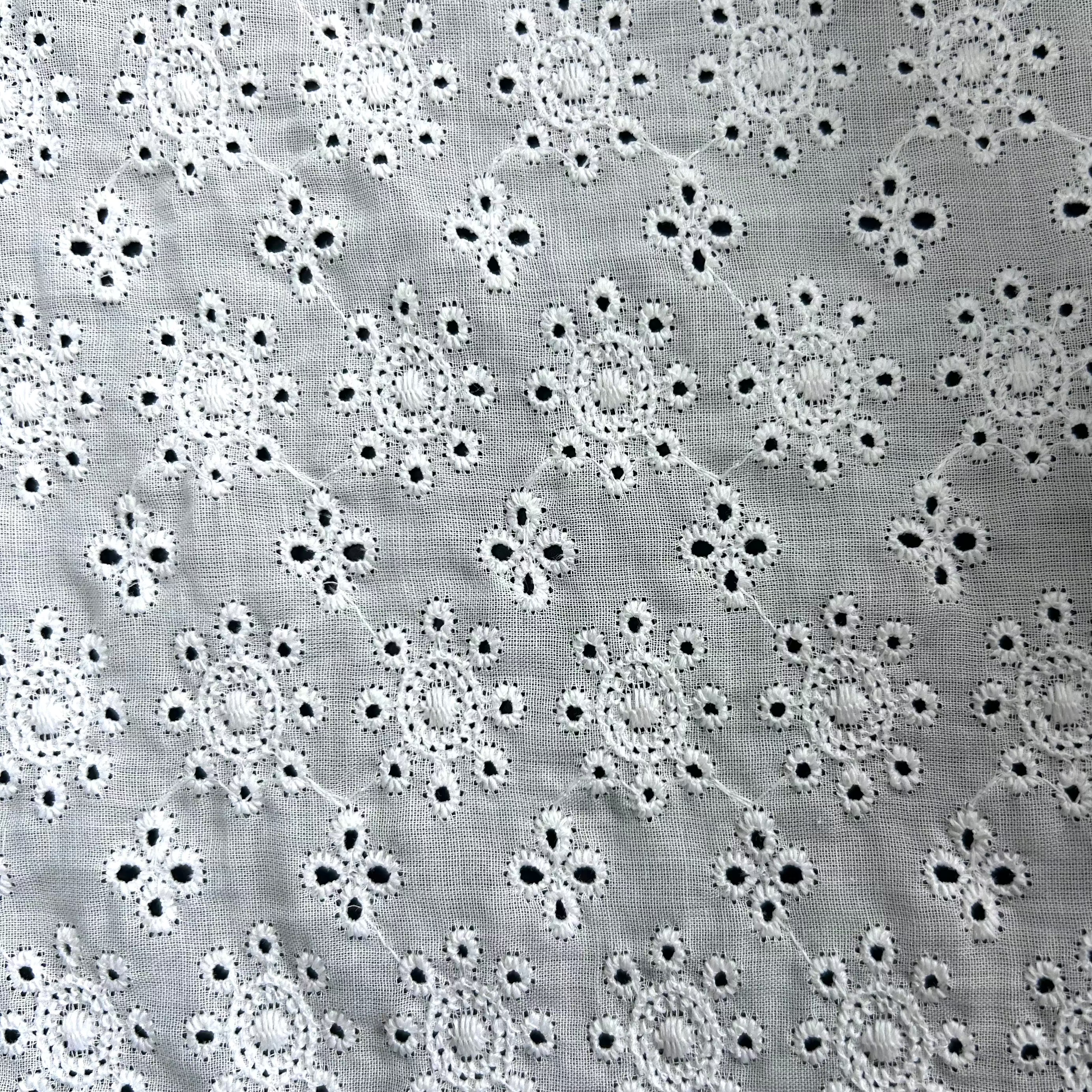 Cotton Base & Polyester Embroidery Fabric GT002 CONNY24123.2