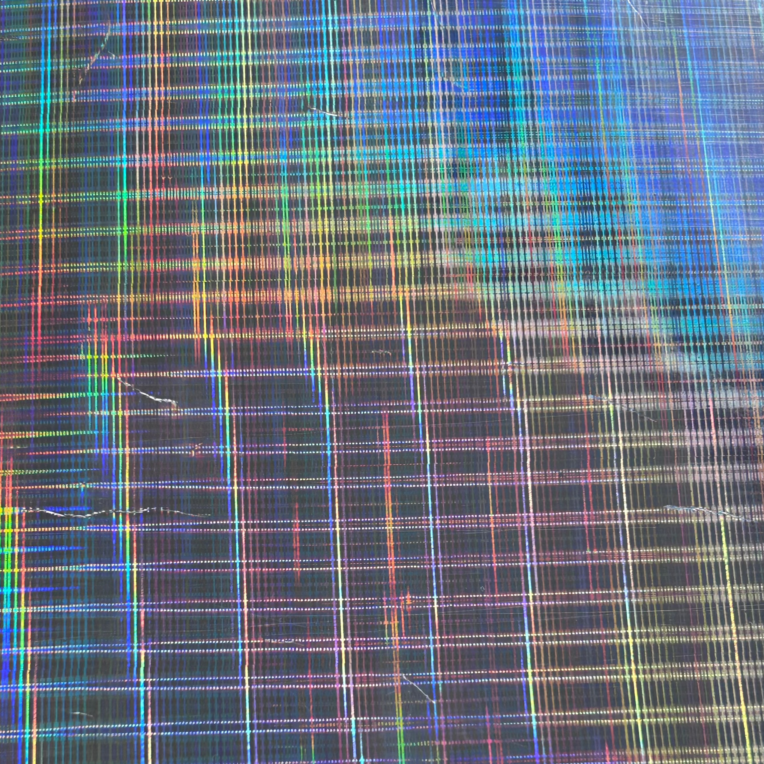 Holographic Multi-Colour Pearlescent Vinyl Fabric With Waterproof Effect X034