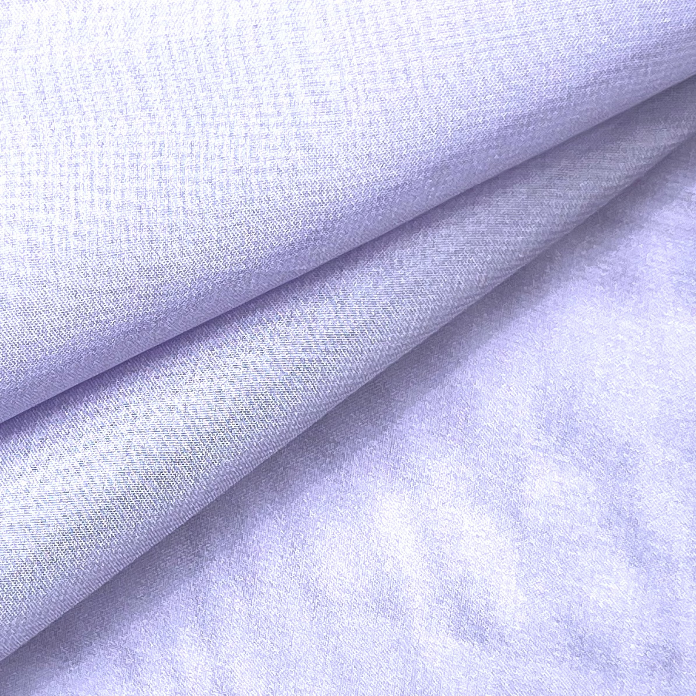 A folded piece of light purple ultra-thin polyester chiffon fabric with a soft matte texture.