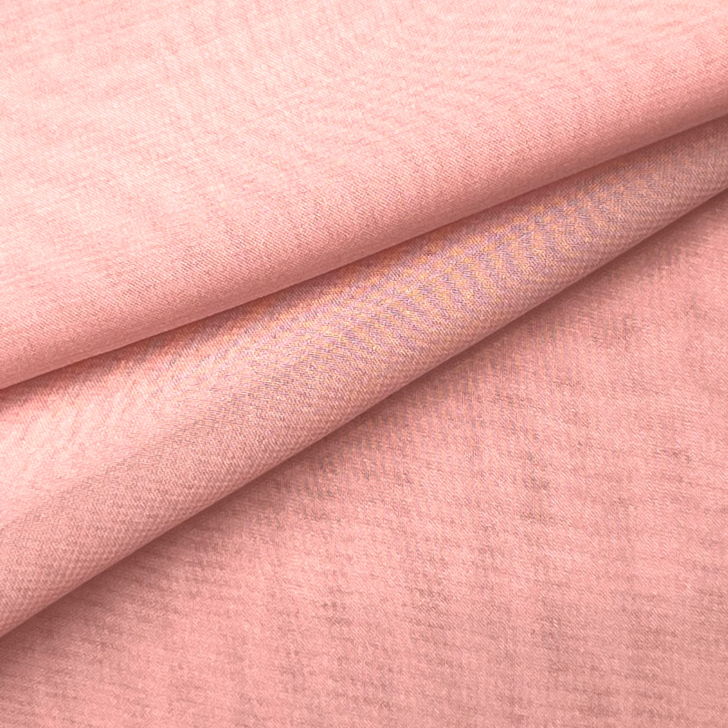 High quality ultra thin pink polyester chiffon fabric with a delicate moss-crepe texture.