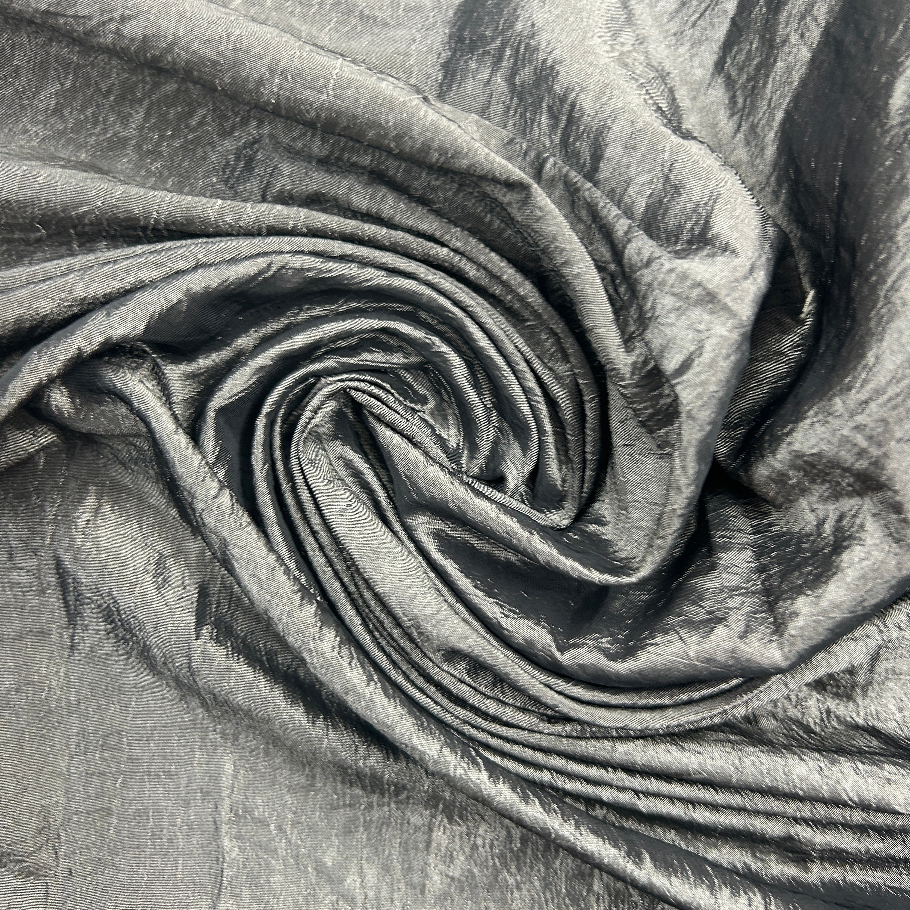 rolled fabric close up