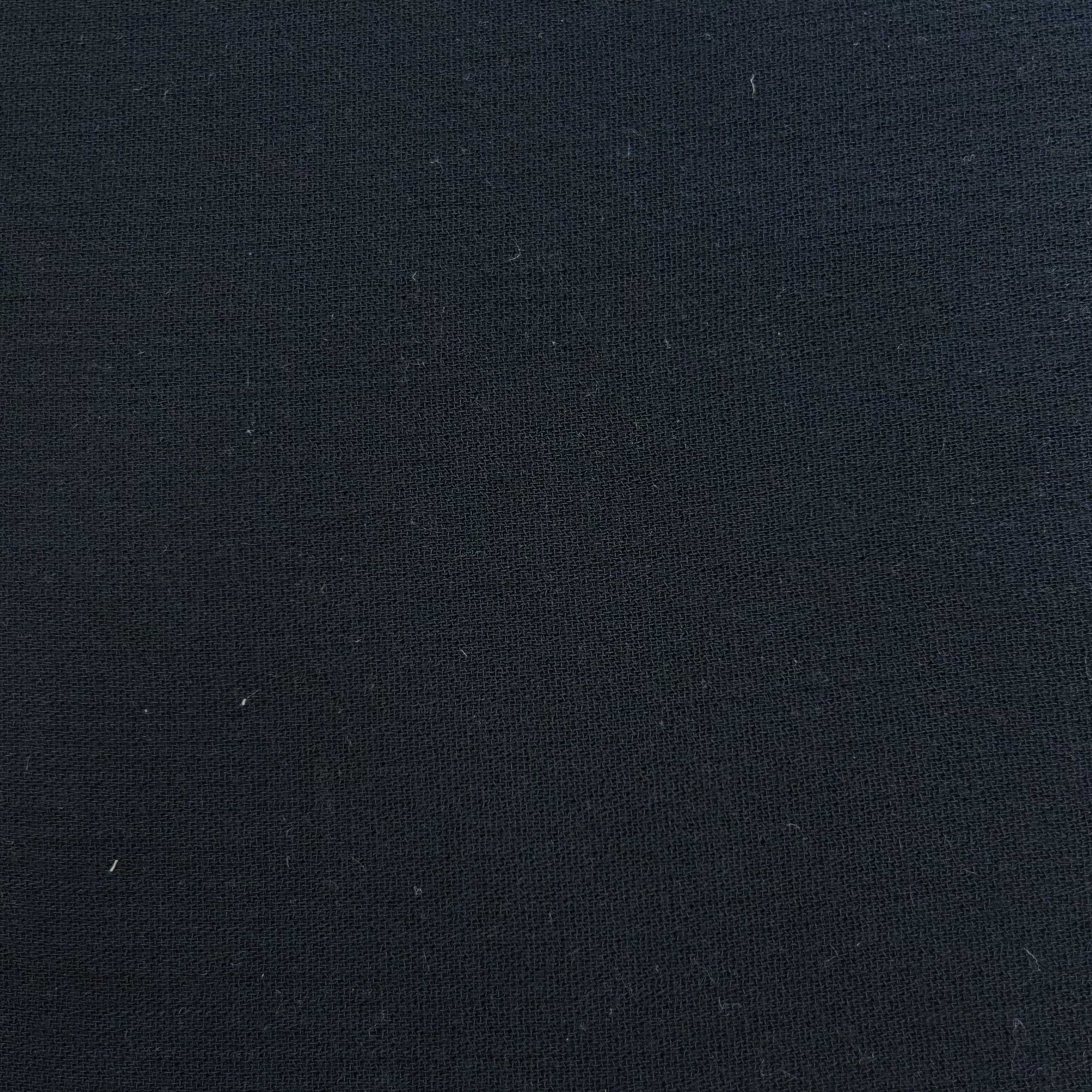 Black Wool Fabric X054