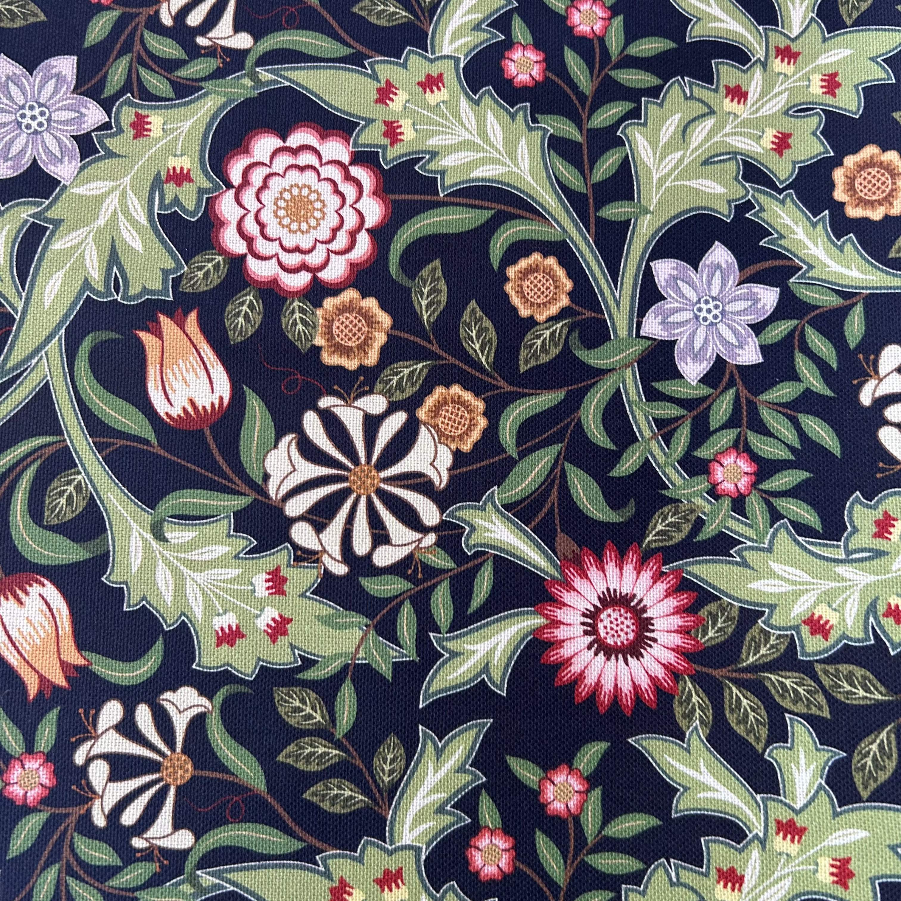 Panama Cotton Digital Print Flowers NB028 01920