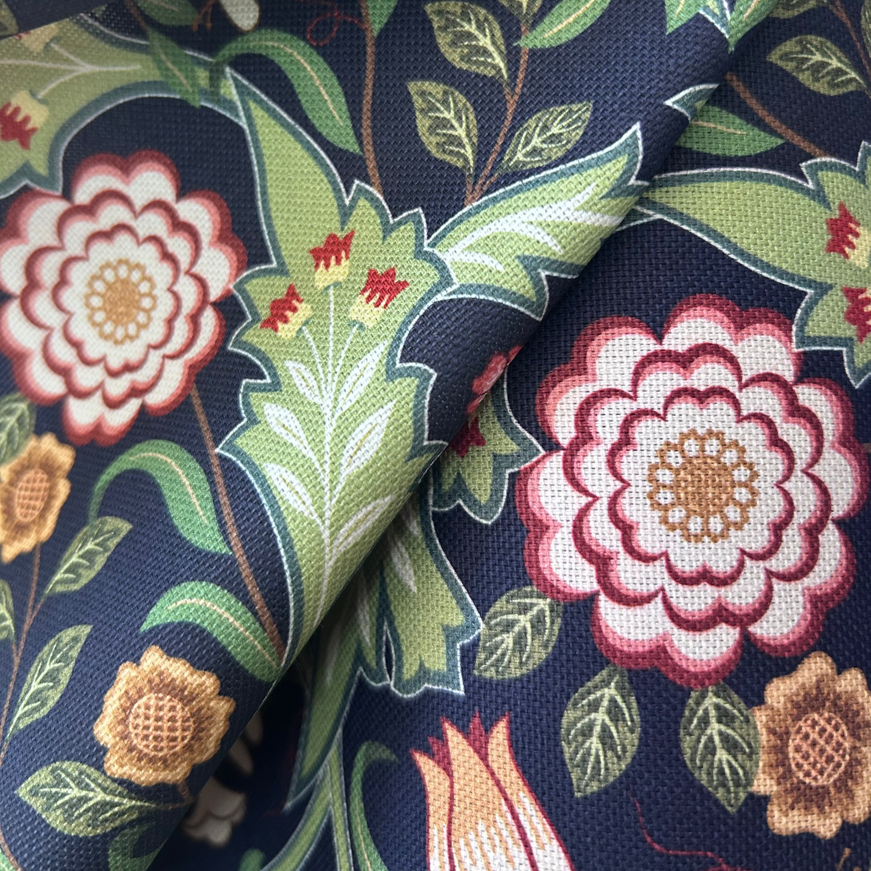 Panama Cotton Digital Print Flowers NB028 01920