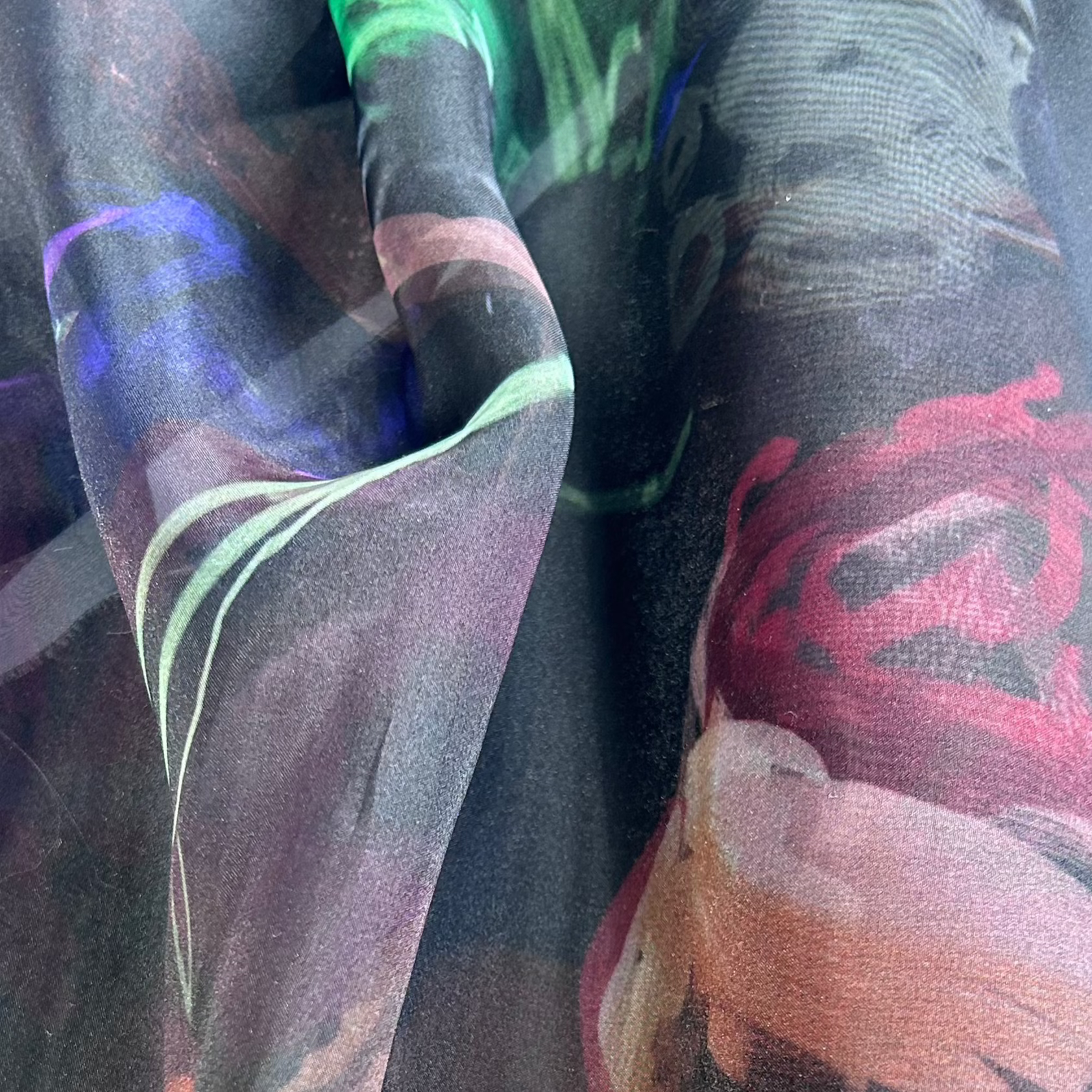 Printed Polyester Organza X072