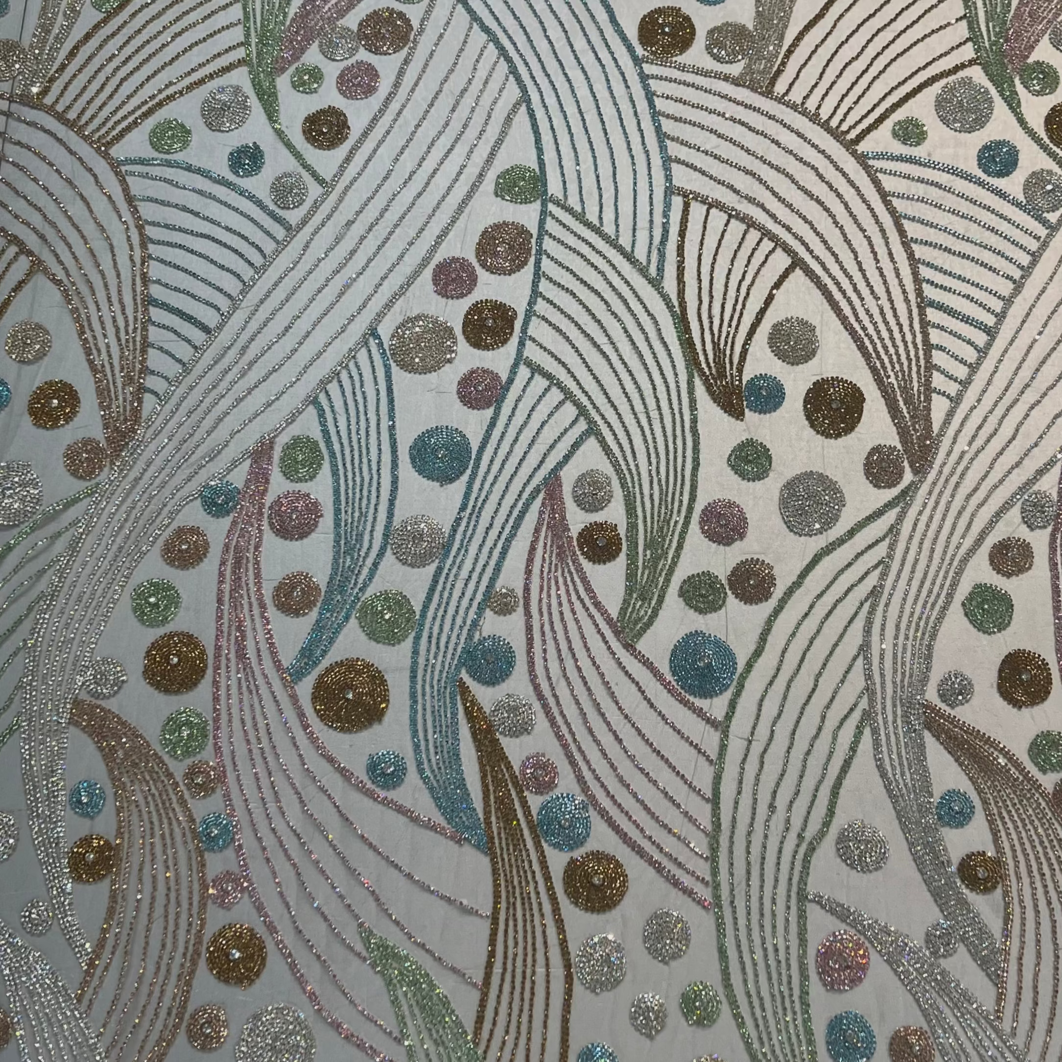 Hand Embroidery Tulle AE023 32983