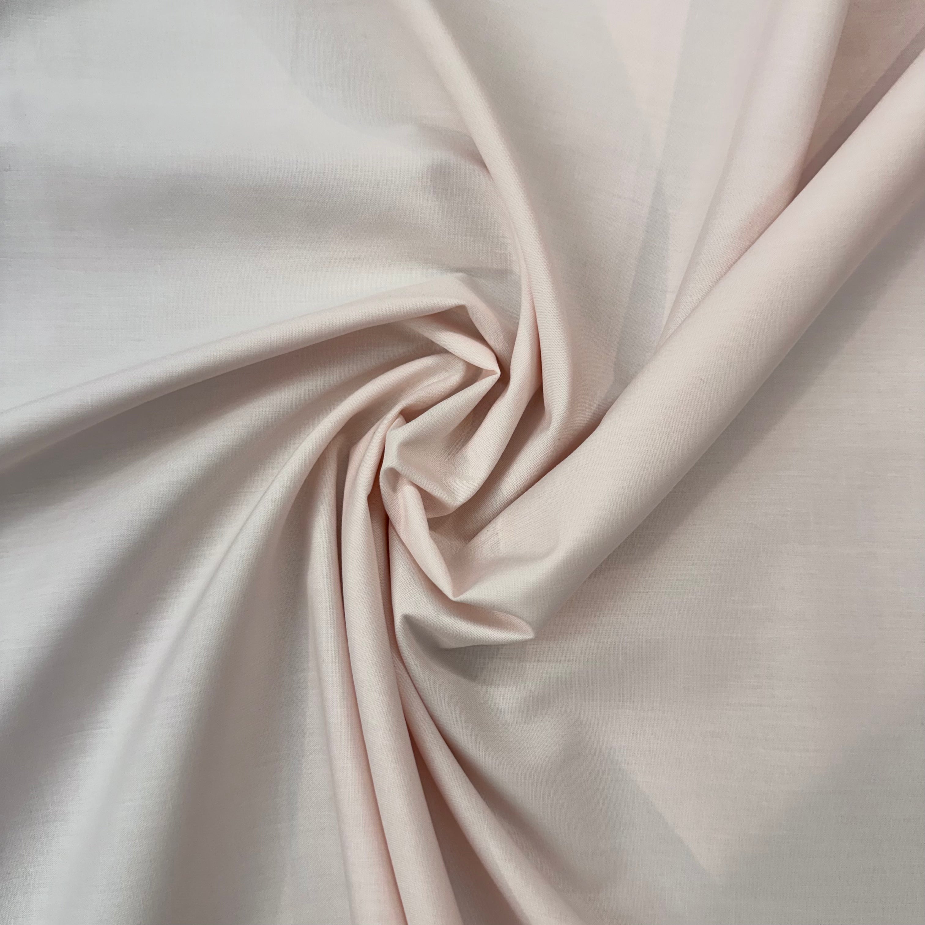 Light Pink Polycotton Fabric Remnant – 3.20m | SALEXM020