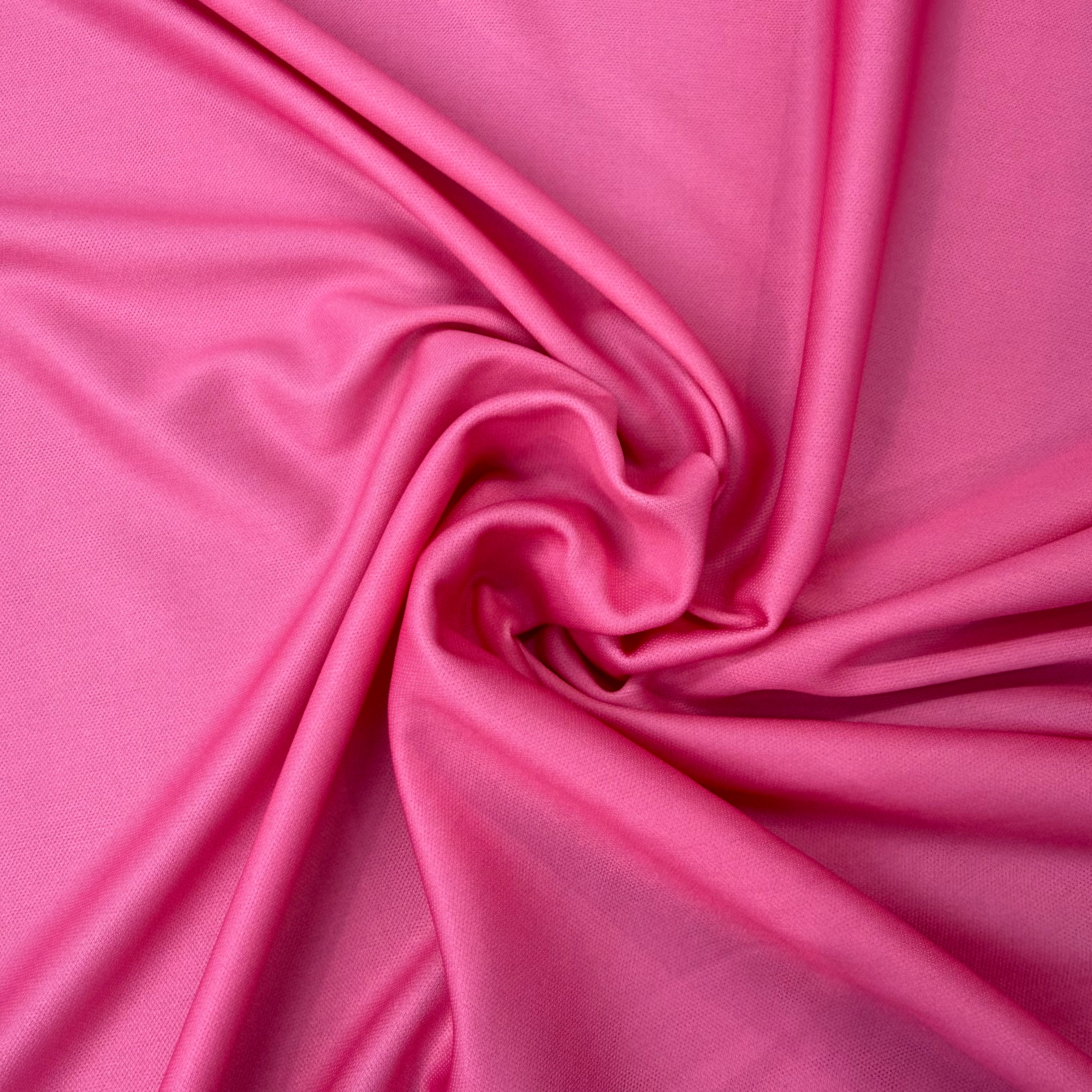 Pink Printed Jersey Stretch Fabric - 3.30 Meters | SALEXM026
