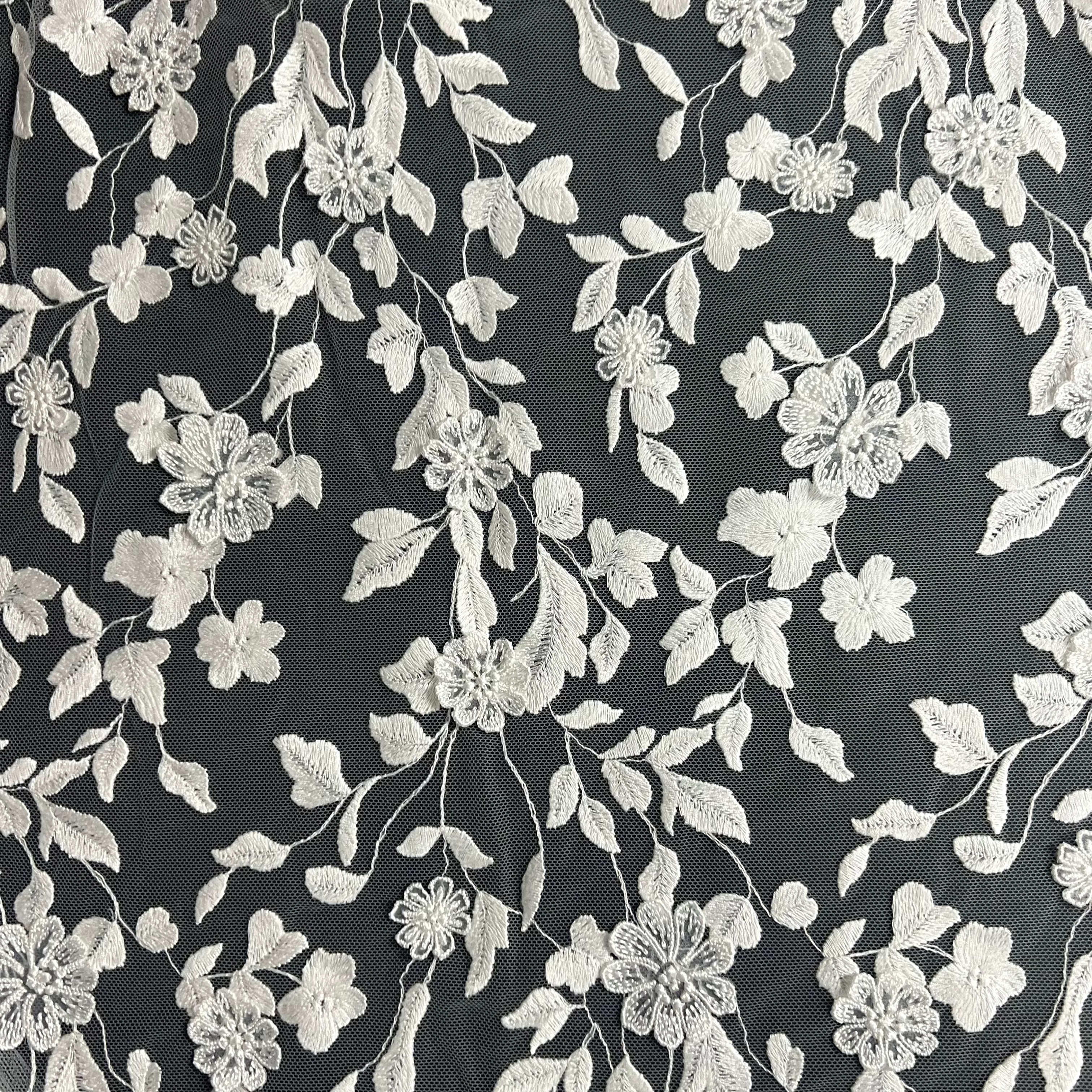 Embroidered Polyester Tulle RG005 102432