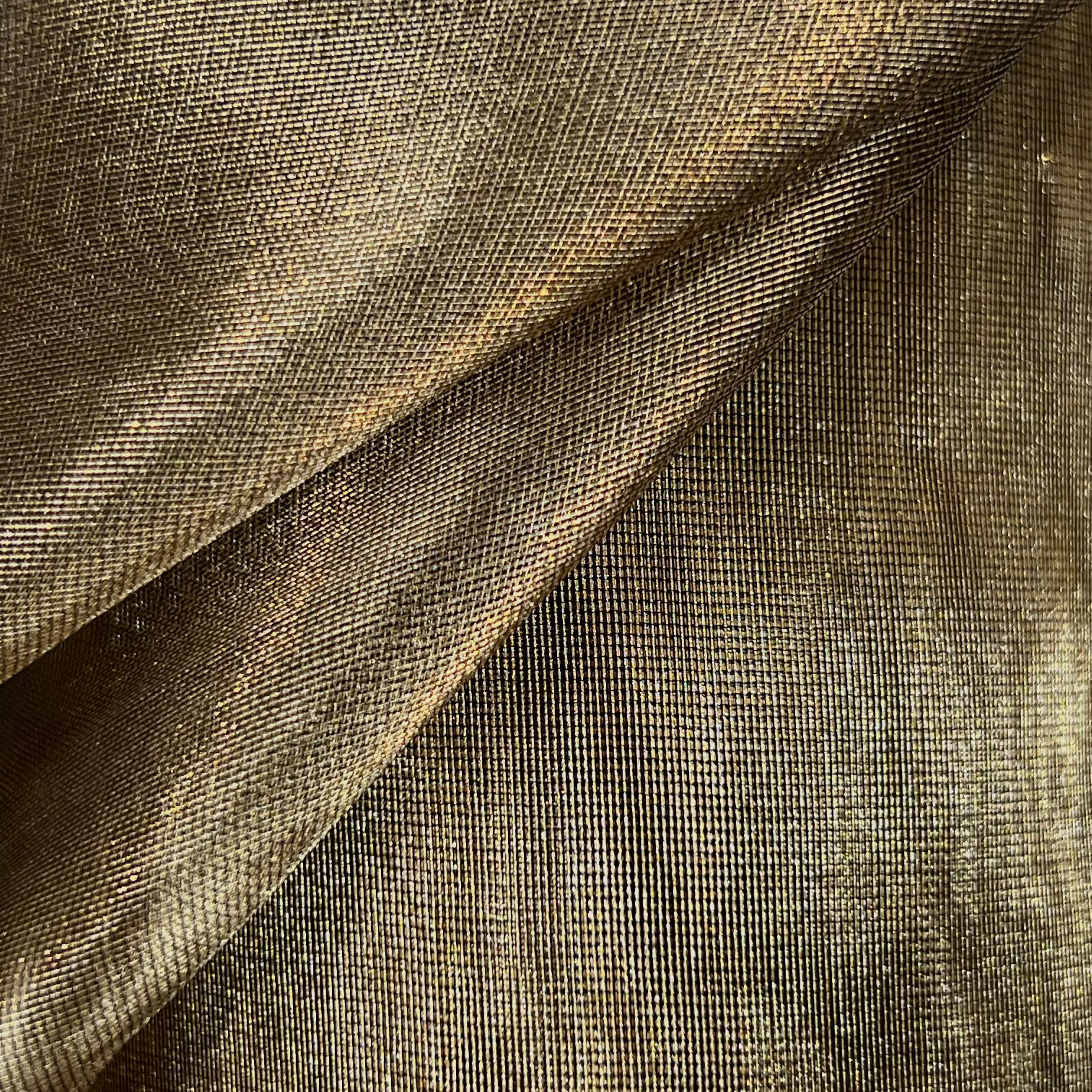 Metallic Organza Sheer Fabric for Gowns | AE026 AI/3138