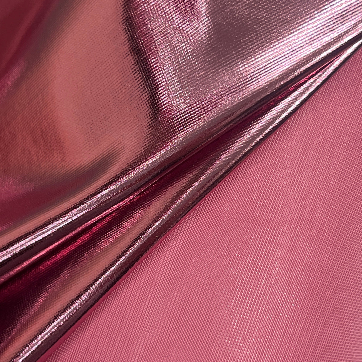 Light Pink Stretch Polyester Metallic Textile EMP004 6722C | Galedi Fabrics
