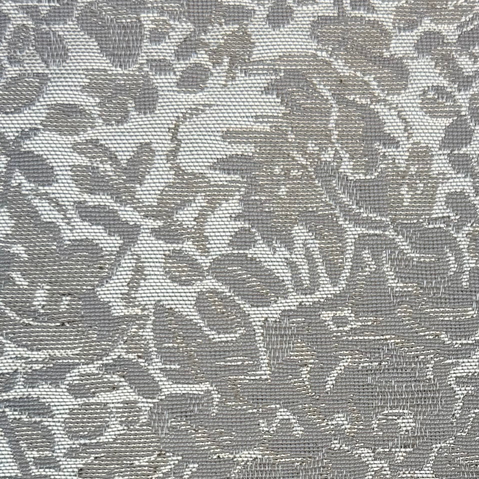 Ivory Gold Printed Jacquard Fabric - 2m | SALEXM50