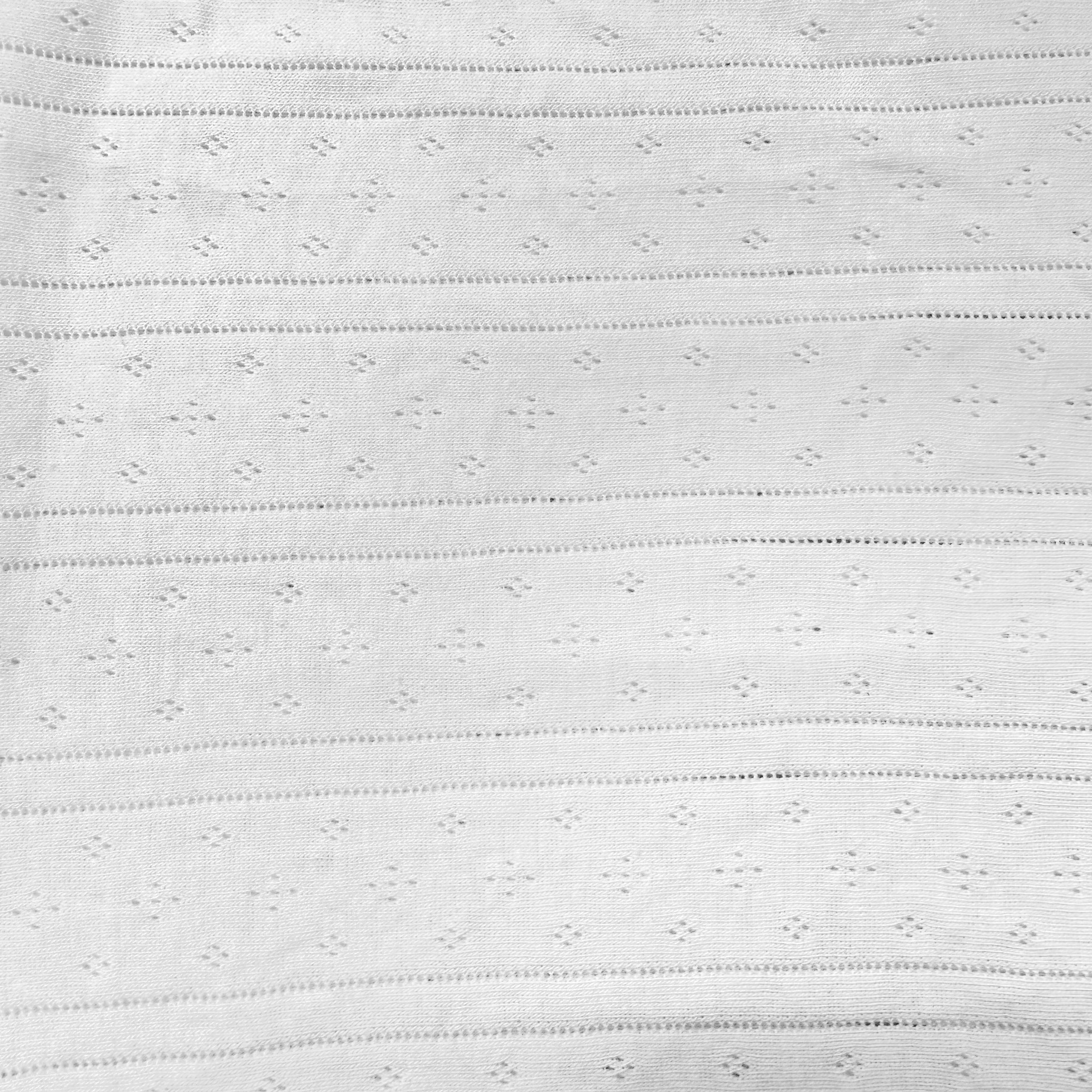 White Patterned Jersey - 2.40m | SALEXM72