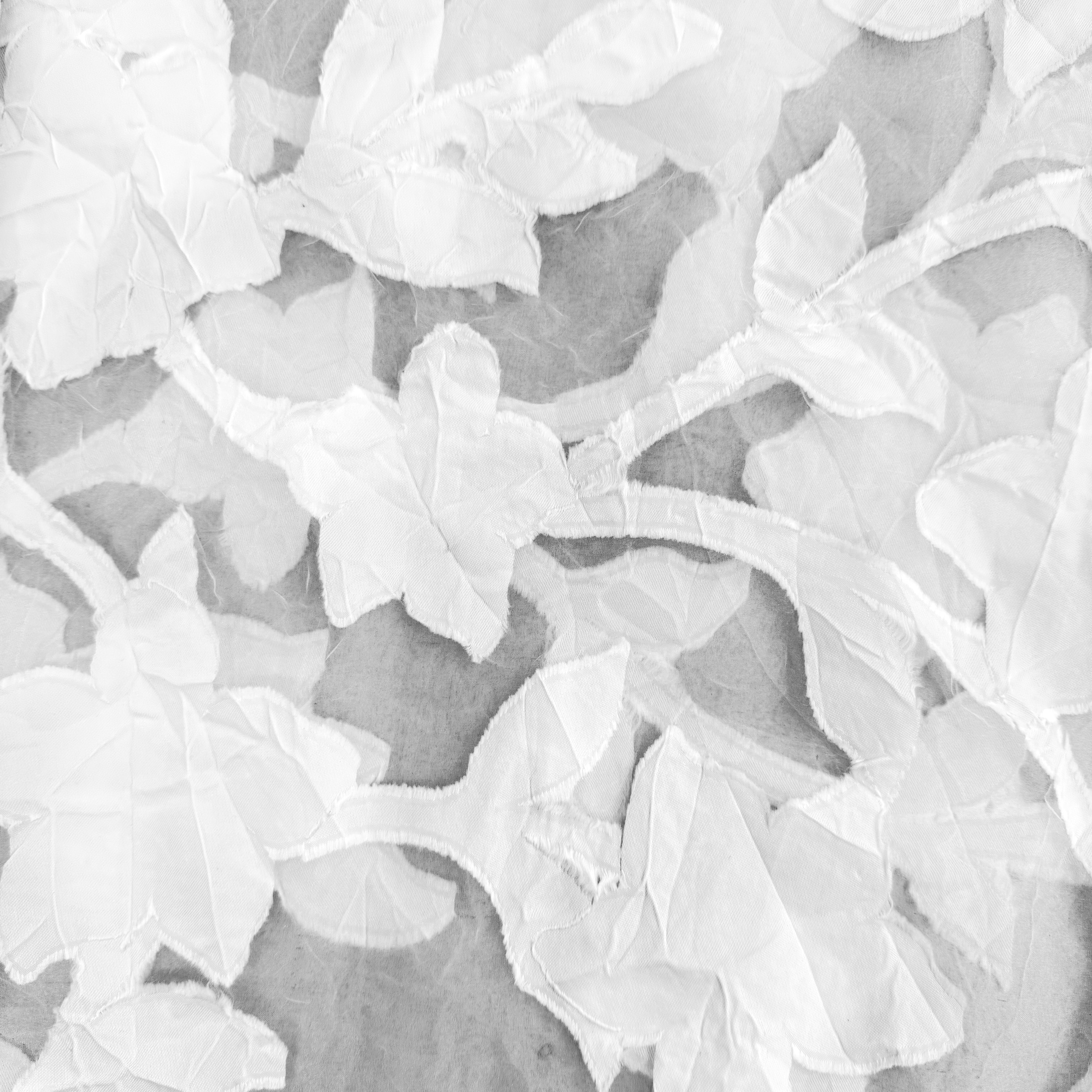 White Floral Polyester -3.0m | SALEXM103