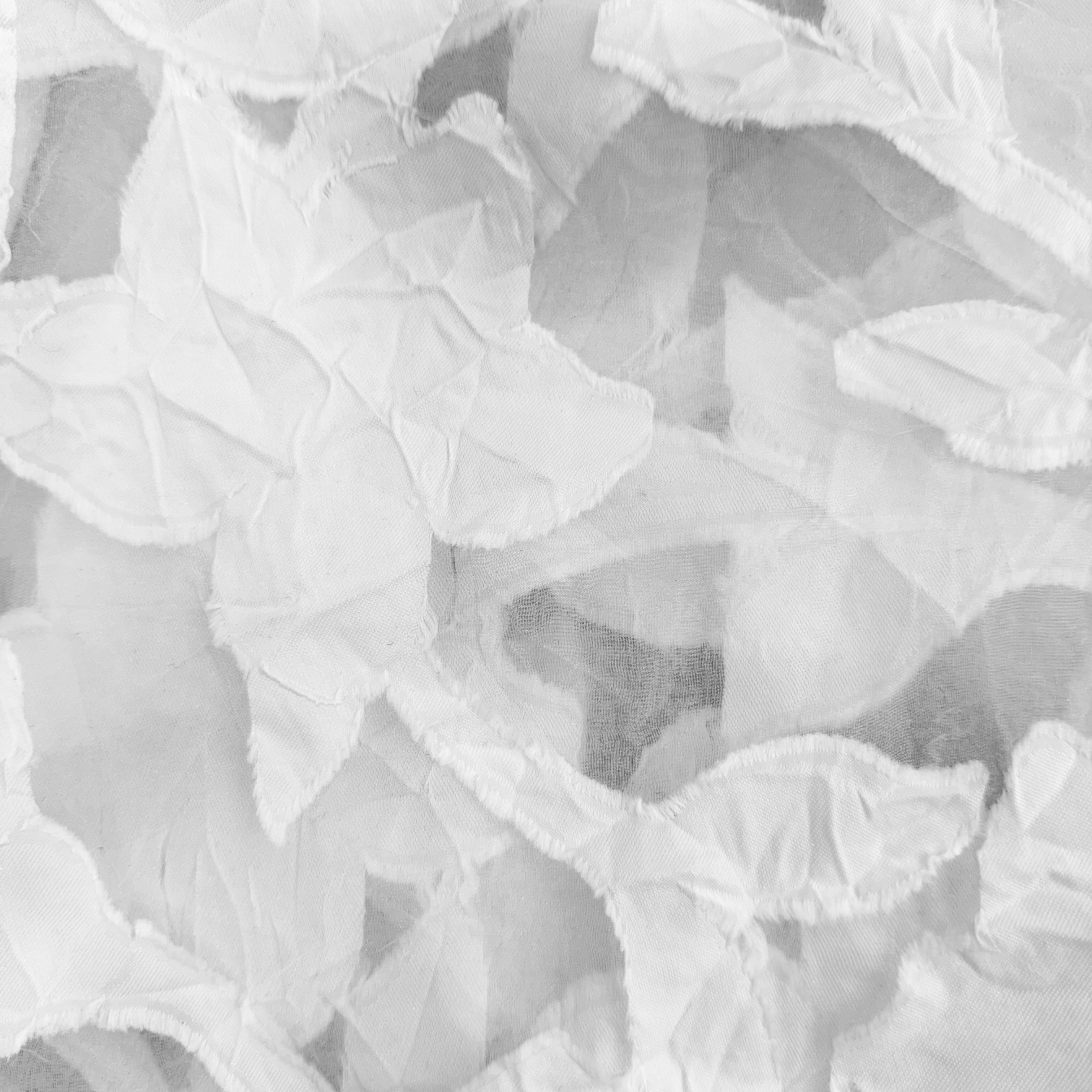 White Floral Polyester - 3.0m | SALEXM103