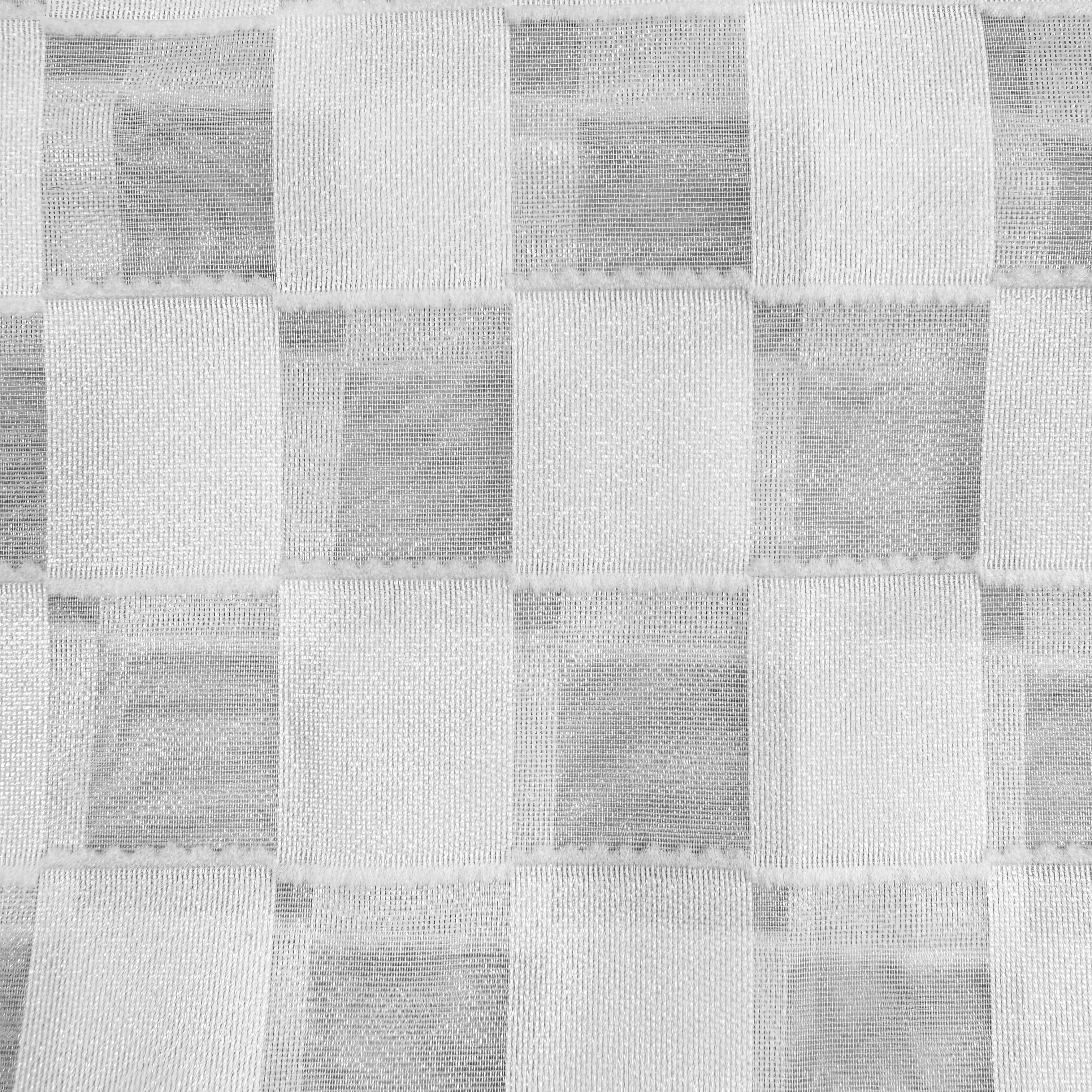 Off White Big Checked Polyester -3.0m | SALEXM100