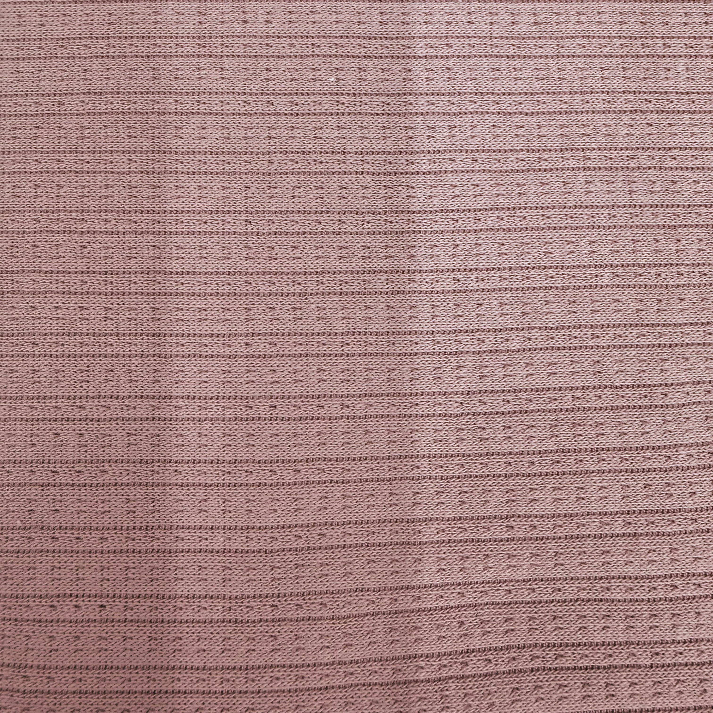 Pink Ribbed Jersey Knit Patterned Fabric - 2.70m | SALEXM129