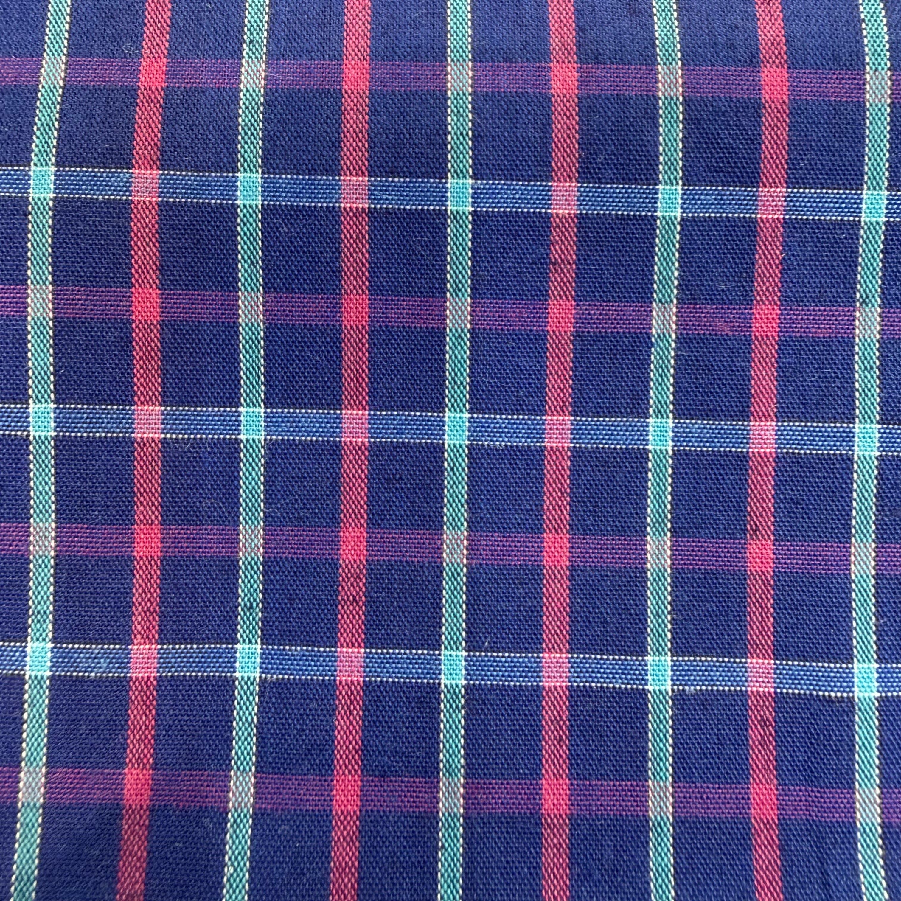 Dark Blue printed Cotton Poplin | SALEXM153