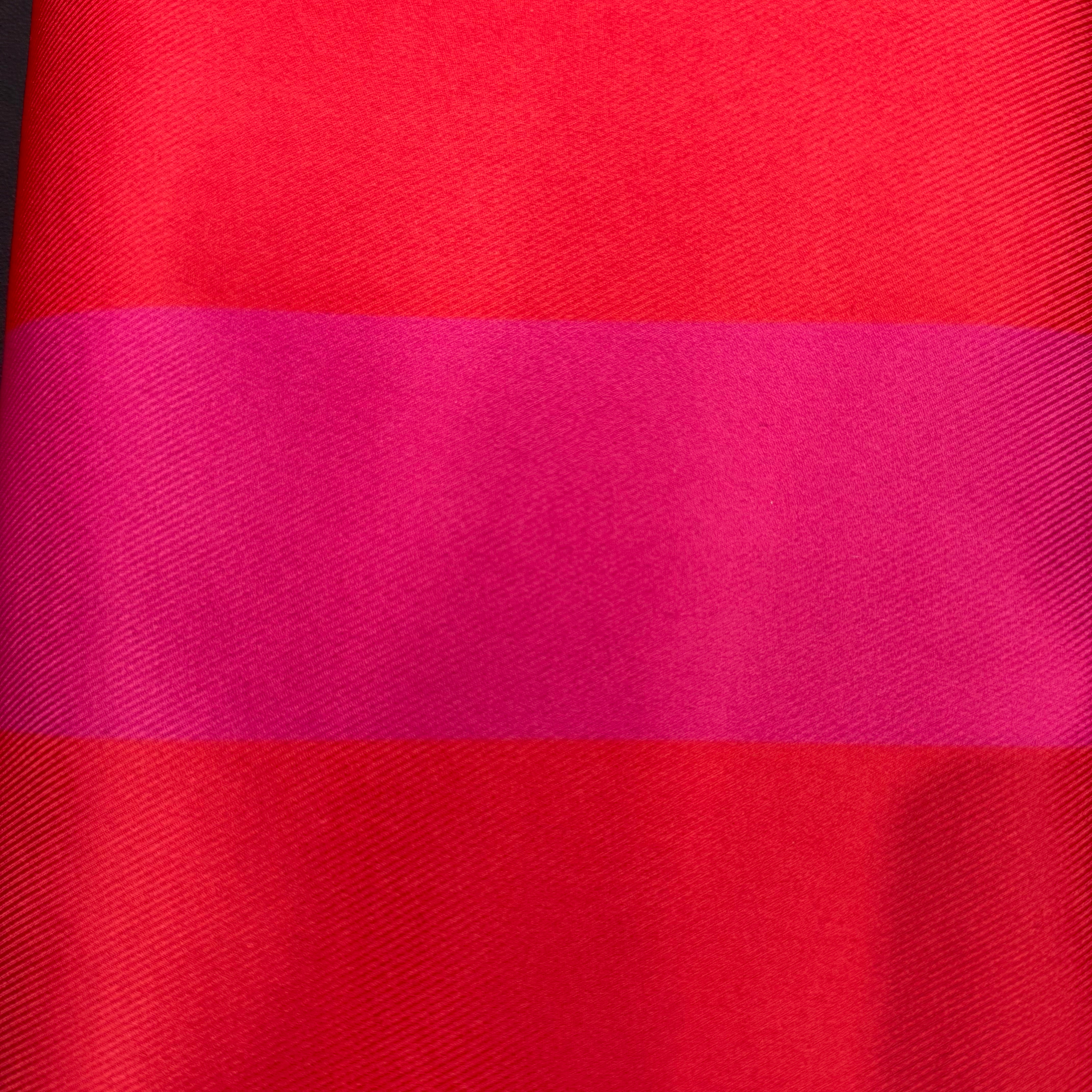 Red and Dark Pink Stripy Printed Drill Sewing Material | SALXM159