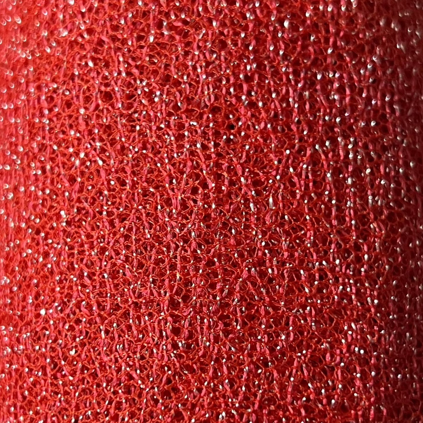 Metallic Mesh Fabric Durable Shimmering Textile | AE021 AI/9514