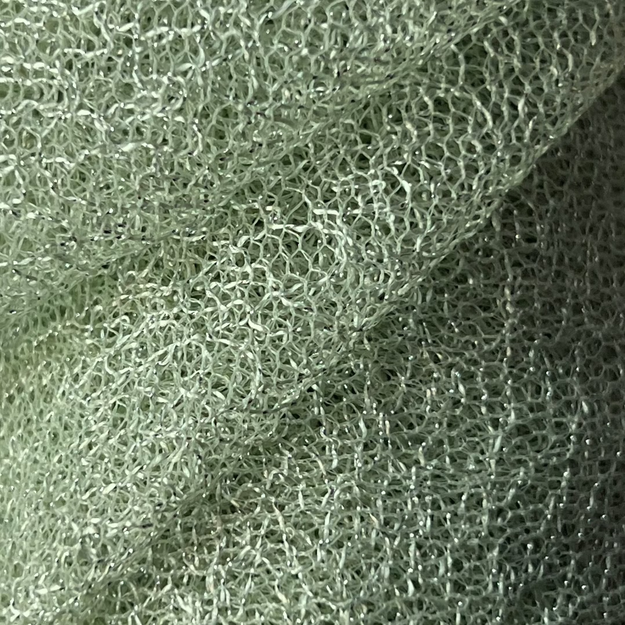 Metallic Mesh Fabric Durable Shimmering Textile | AE021 AI/9514