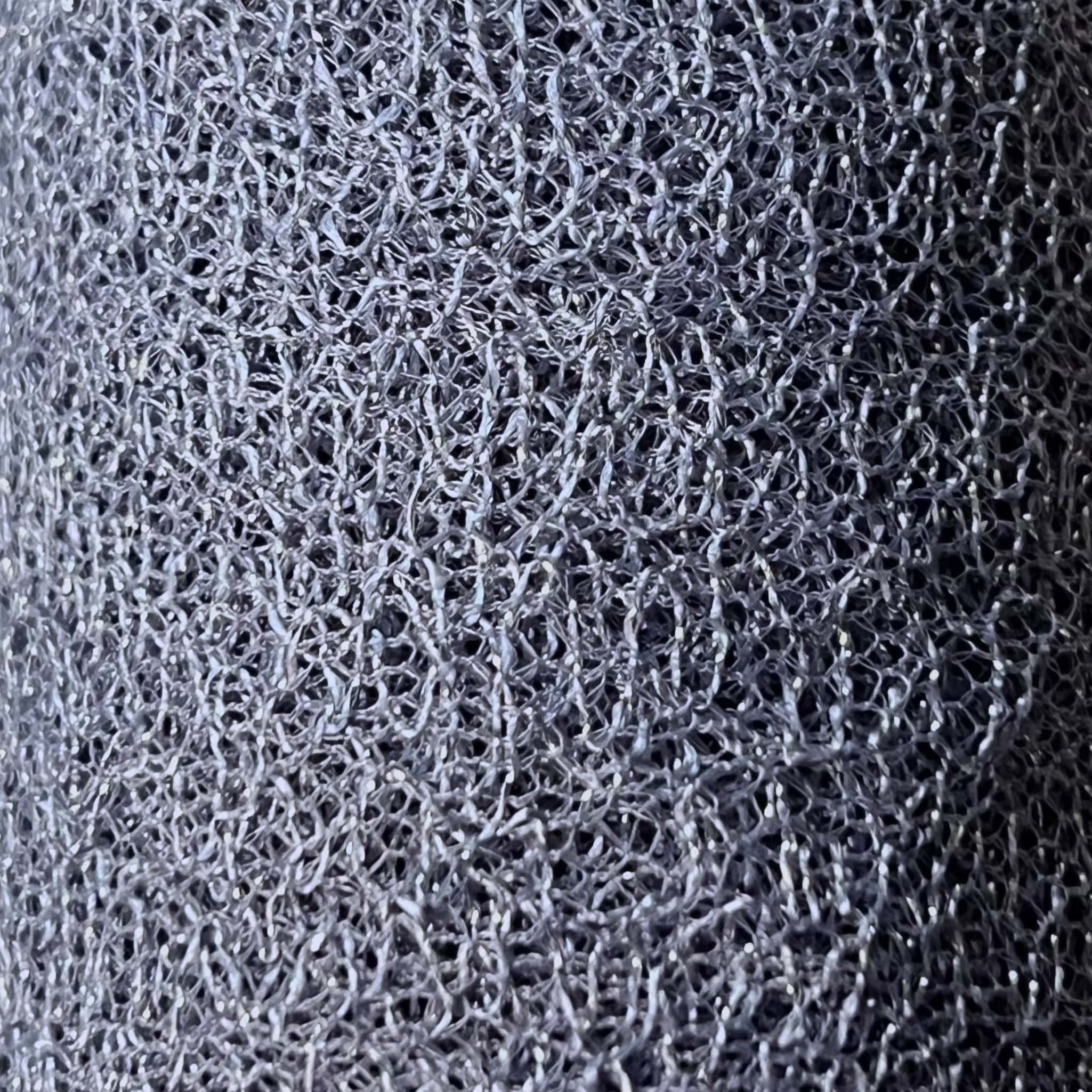 Metallic Mesh Fabric Durable Shimmering Textile | AE021 AI/9514