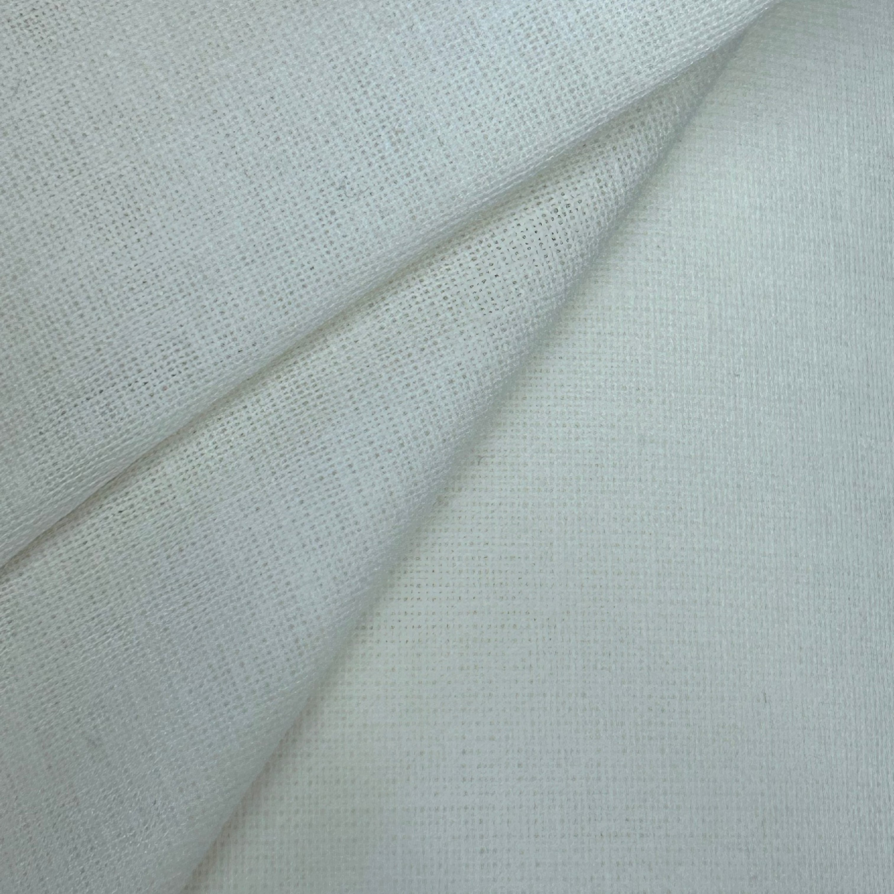 White Cotton Canvas - Durable Upholstery Textile | X120