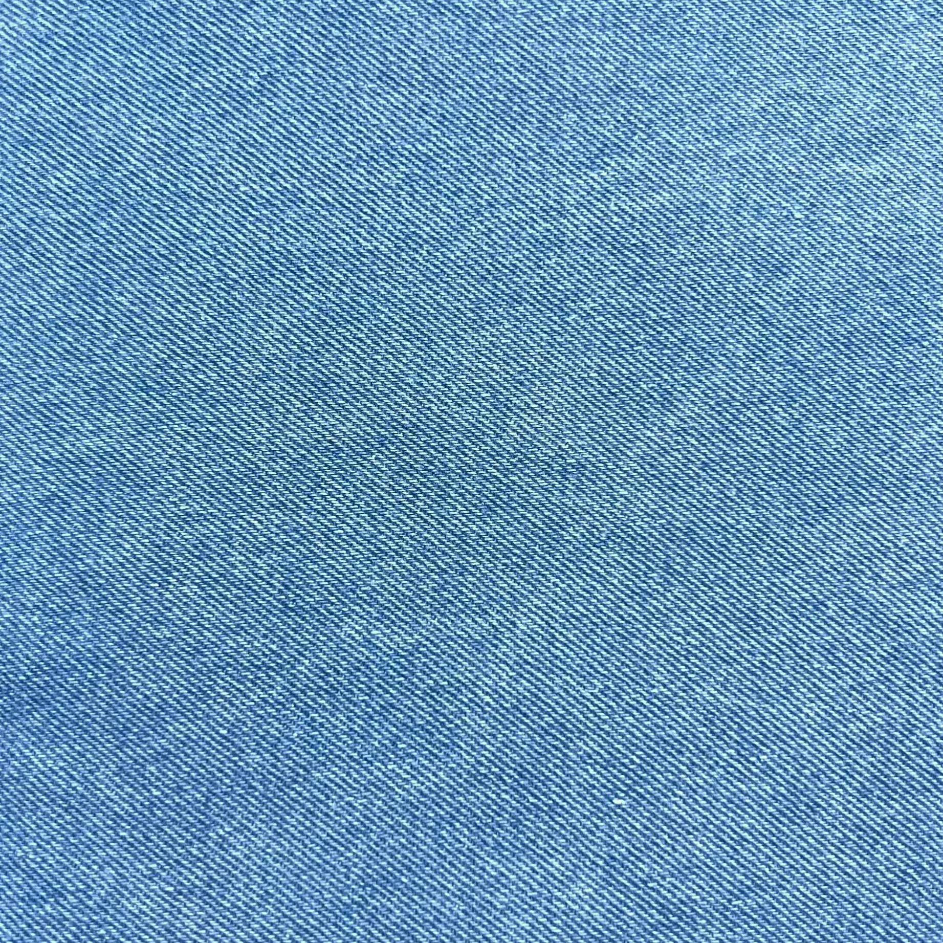 Blue Denim Stripe Polyester Cotton Twill Fabric | PH100 7656