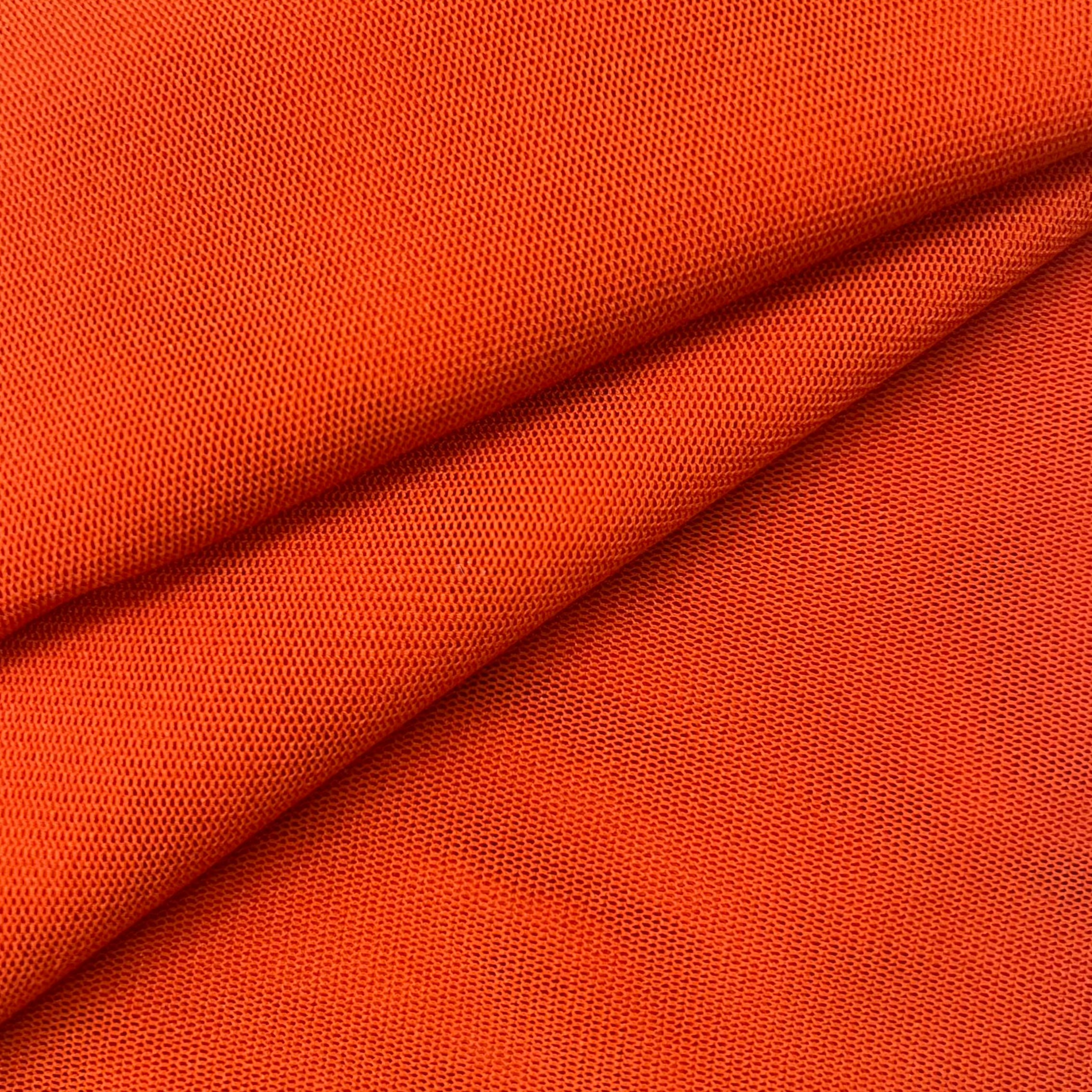 Orange Polyester Tulle Mesh Lightweight Netting | UNITEX008 KKF8100