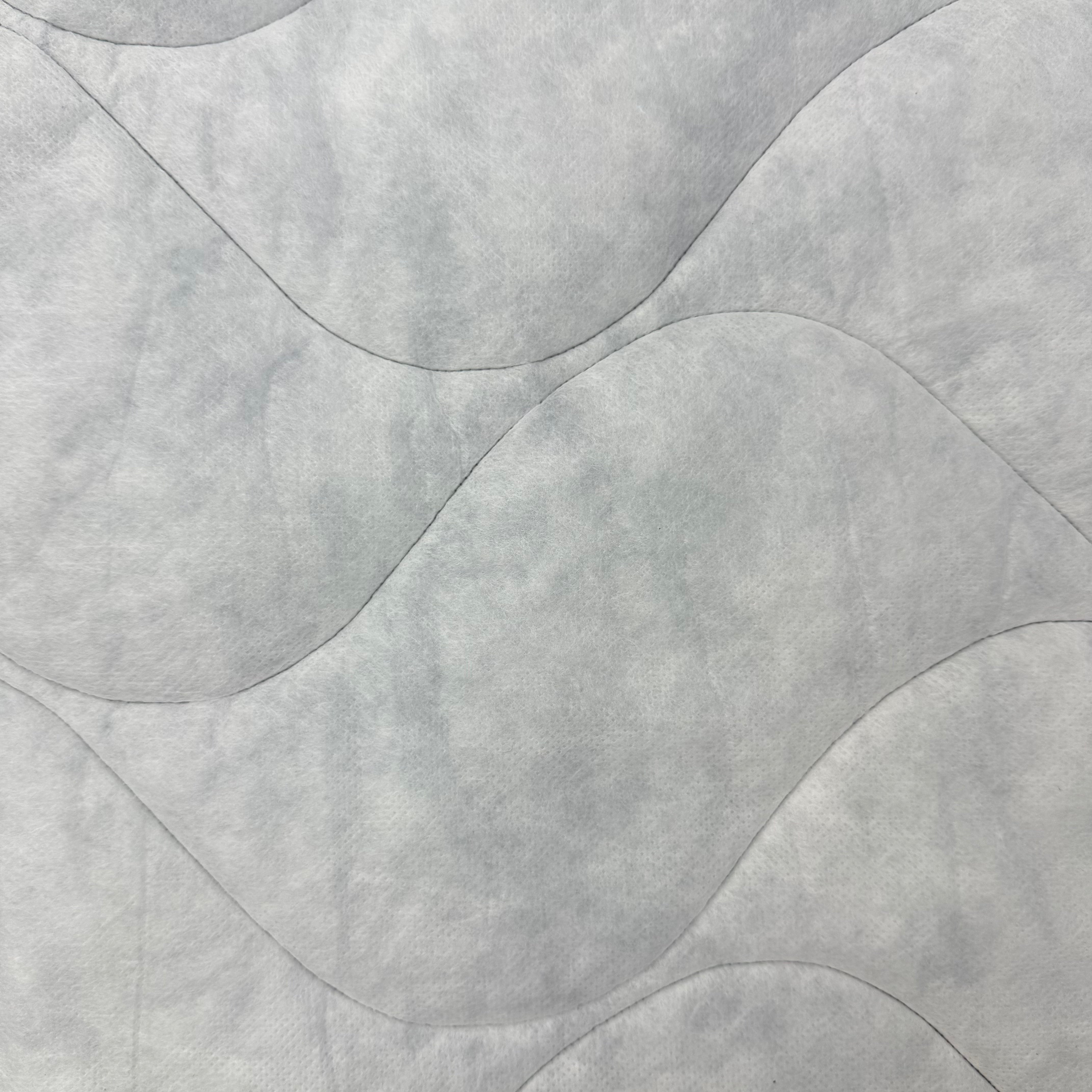 Baby Blue Double Sided Padded Quilted Material Fabric With White Back | SALEXM404