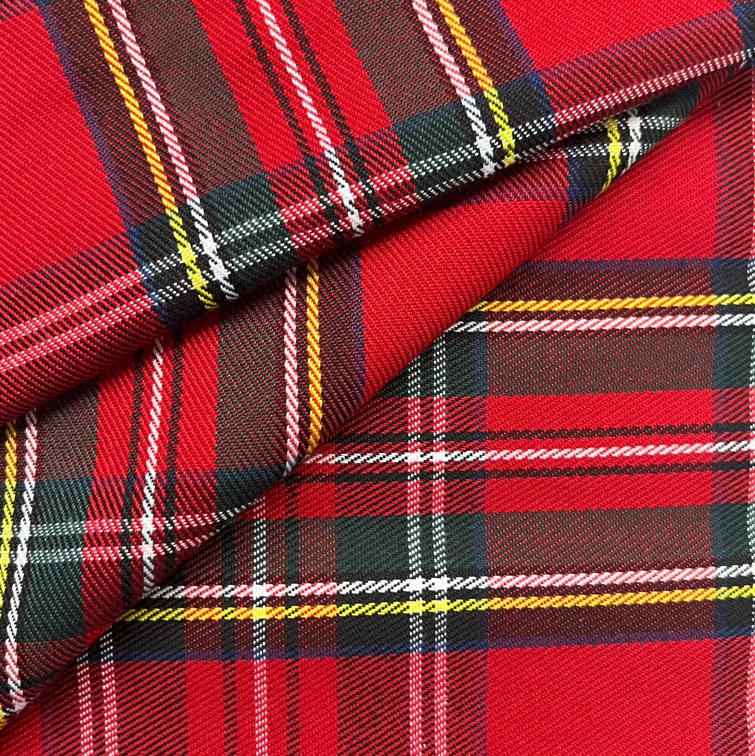 Polyester & Viscose Gabardine Checkered Fabric NB060 05193/115