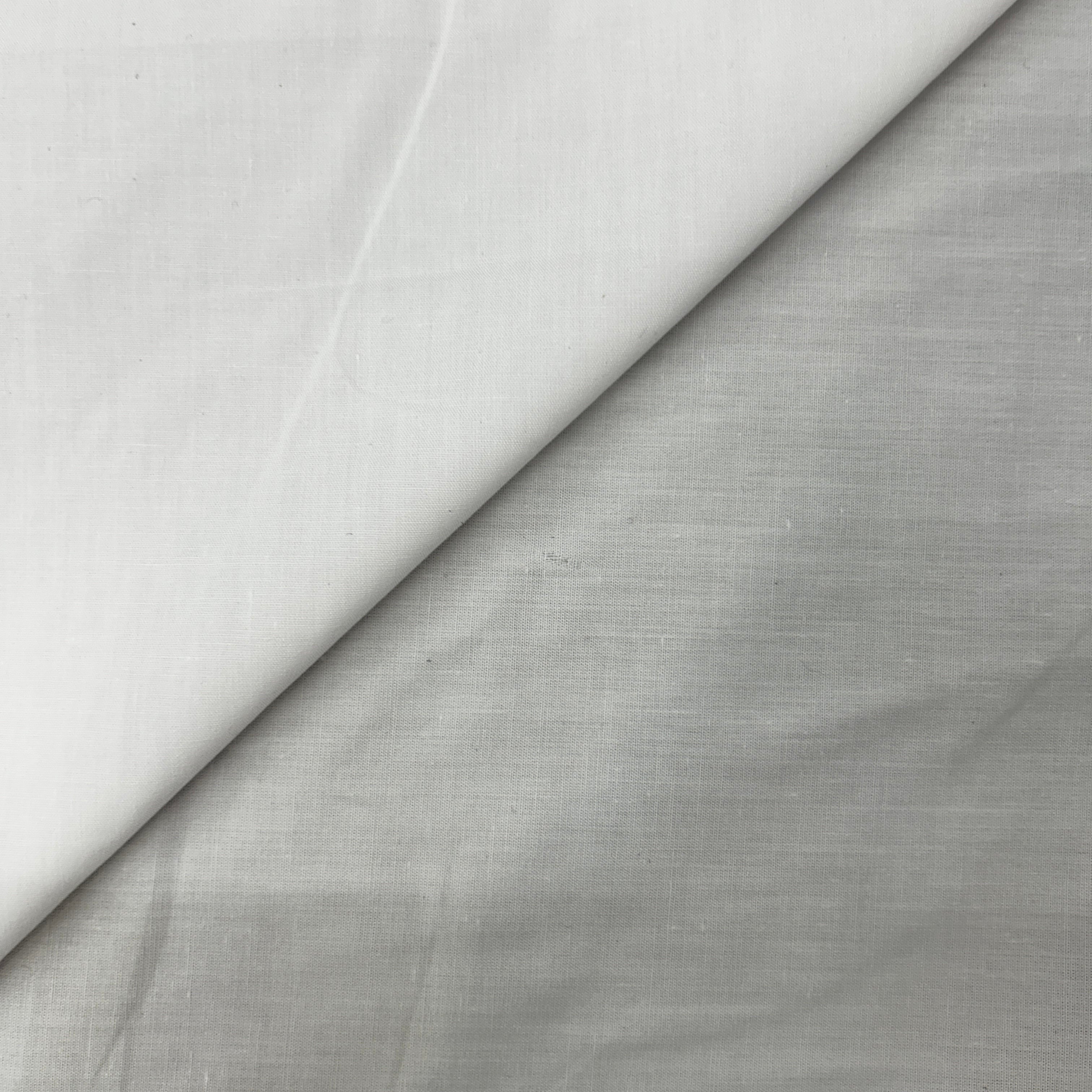 Close-up of gray fabric with a subtle texture