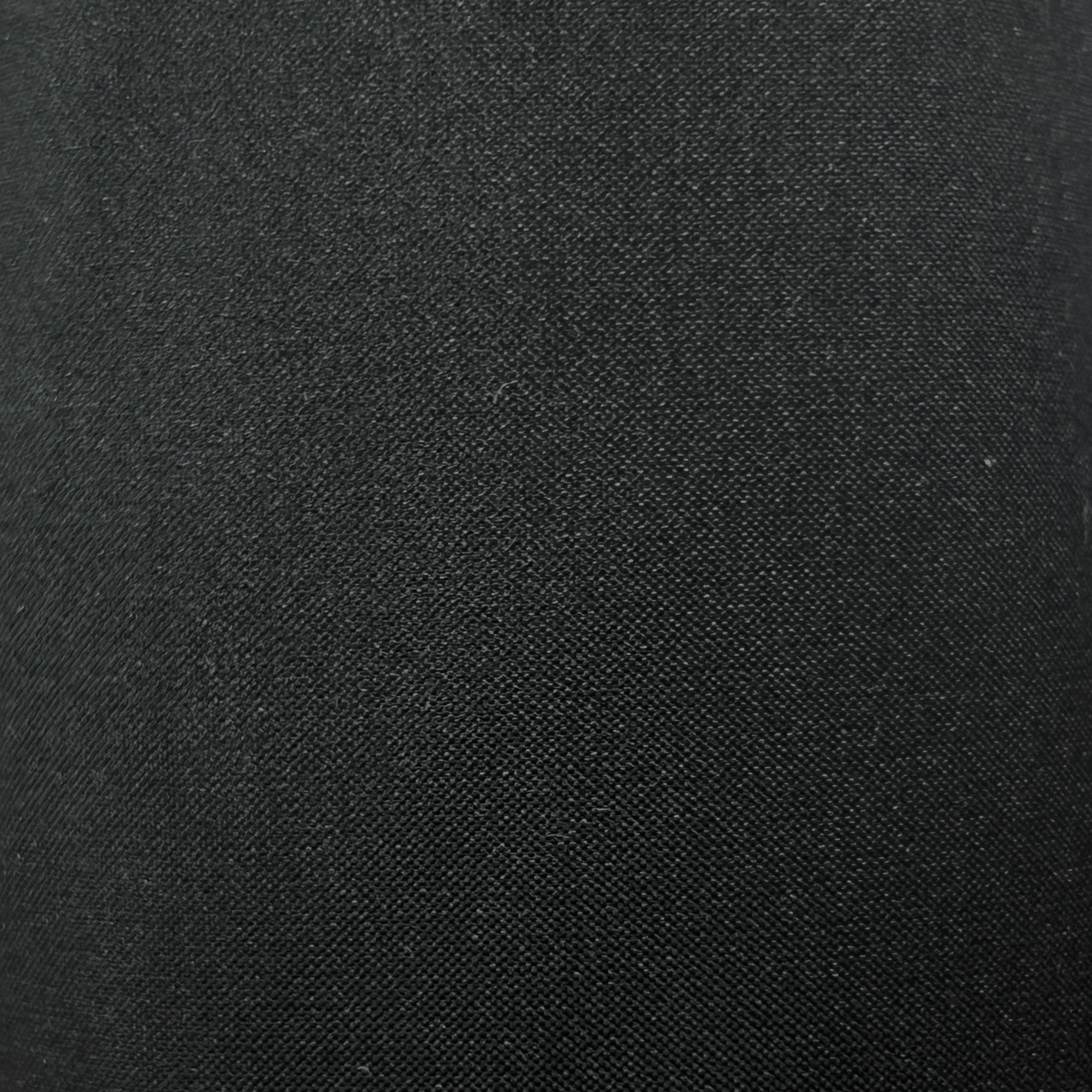 Close-up of black fabric texture