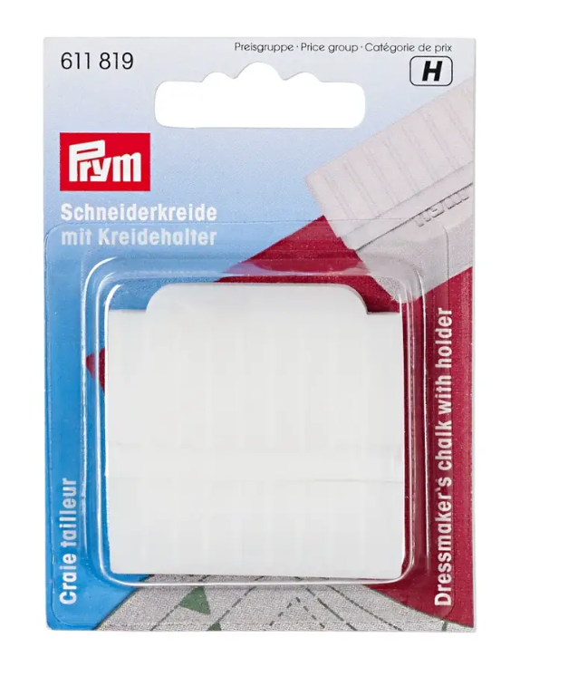 Tailor's chalk, slab with holder