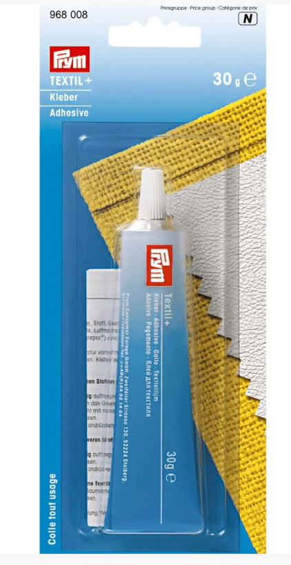 Textil+ Adhesive tube with fabric samples, 30g.