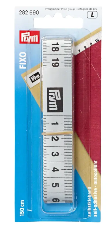 Tape measure Fixo self-adhesive, cm scale