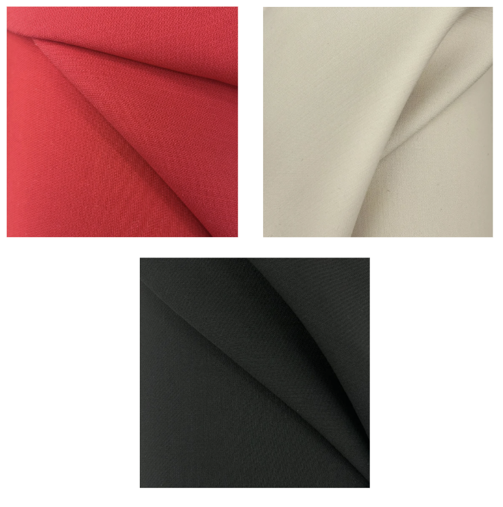 Double Face Wool & Silk Cady Apparel Material | NSOU013