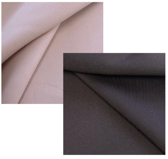 Dark Brown and Pink Jersey Knit Soft Fabric | X040