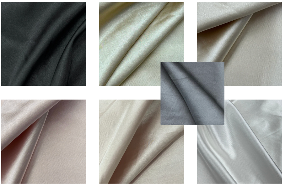 Polyester Satin Fabric Lustrous Textile | CHPB002 ST616