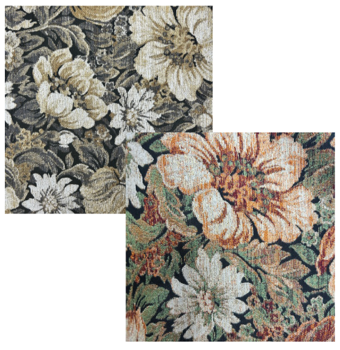 collage of fabrics