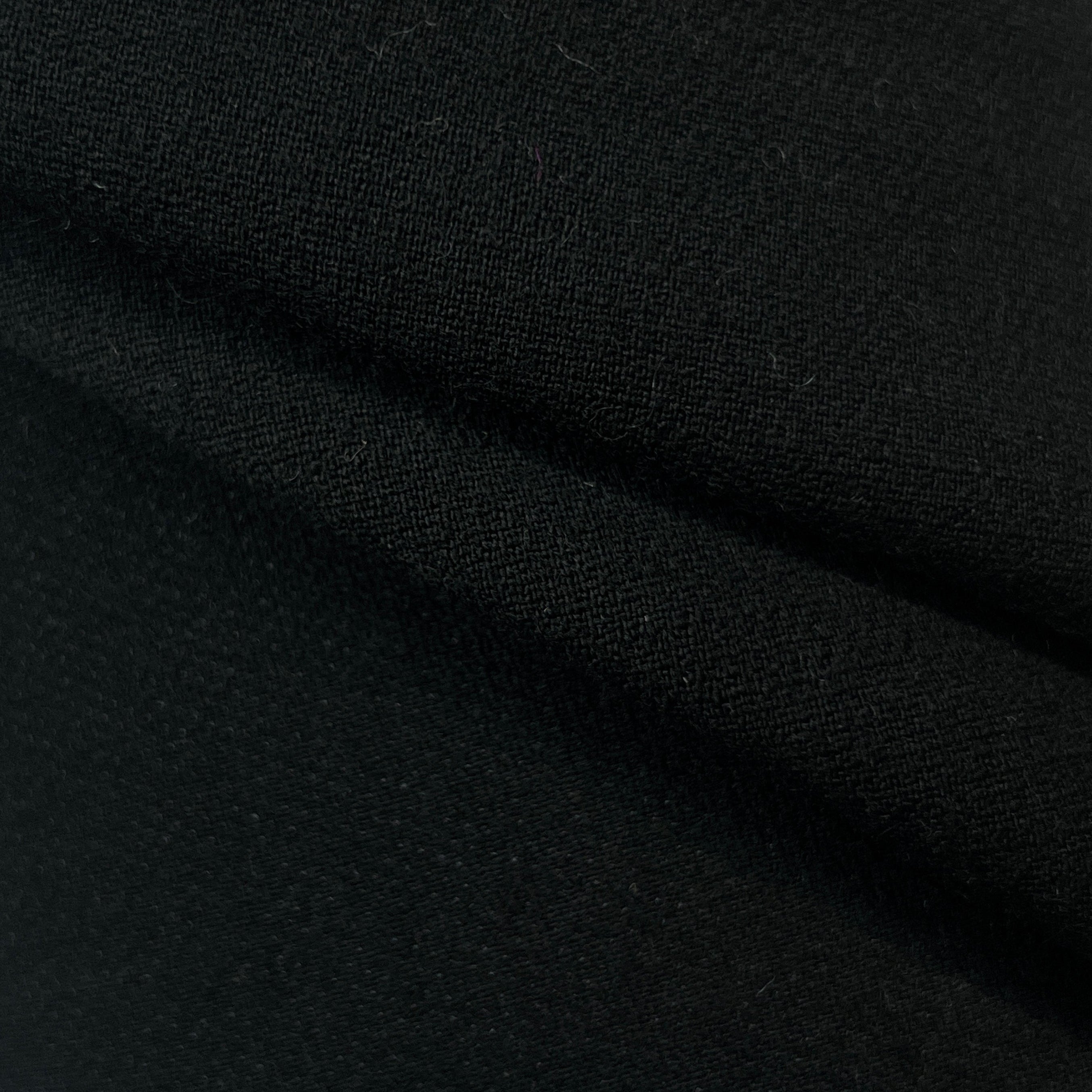 Close-up of black fabric texture
