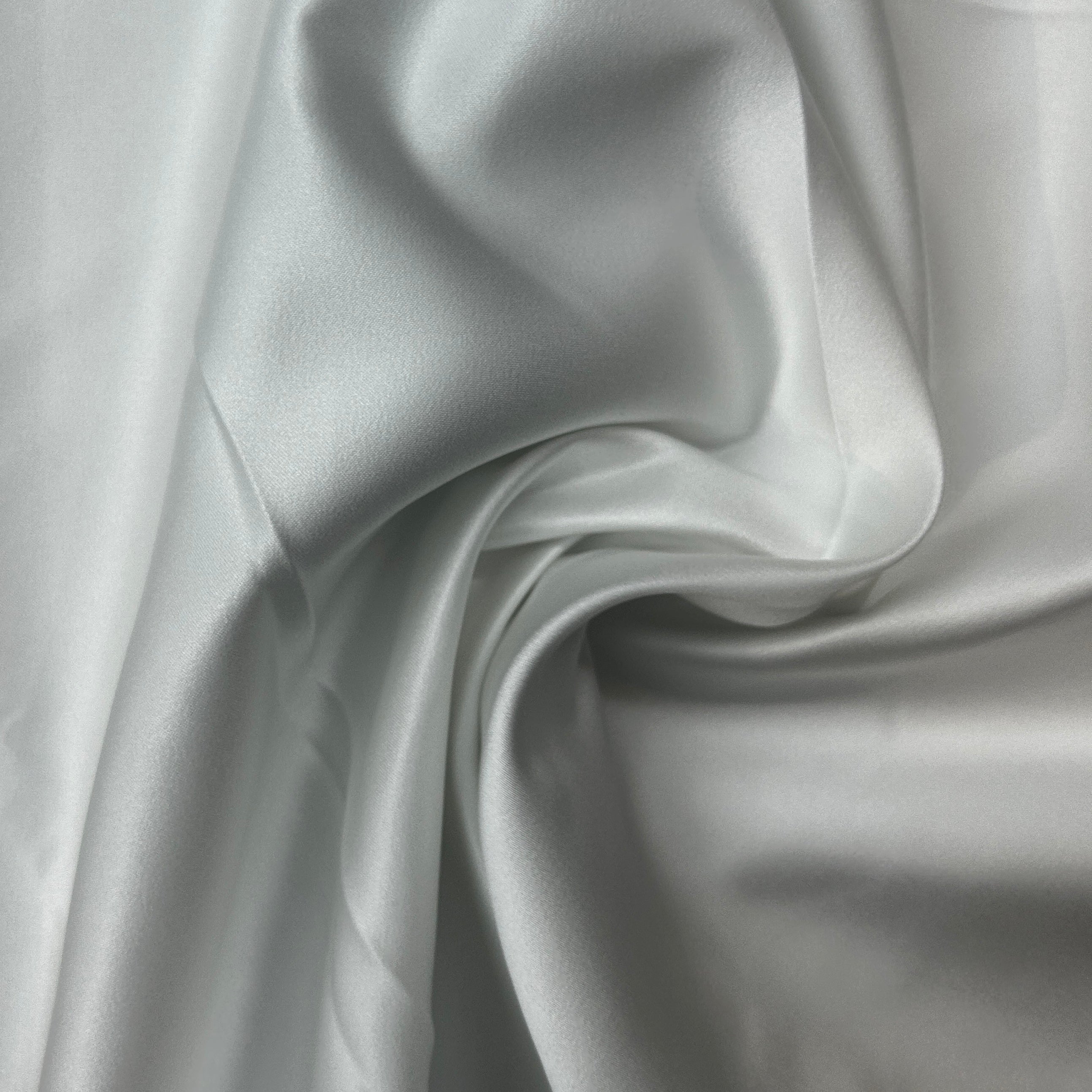 Close-up of gray fabric with folds