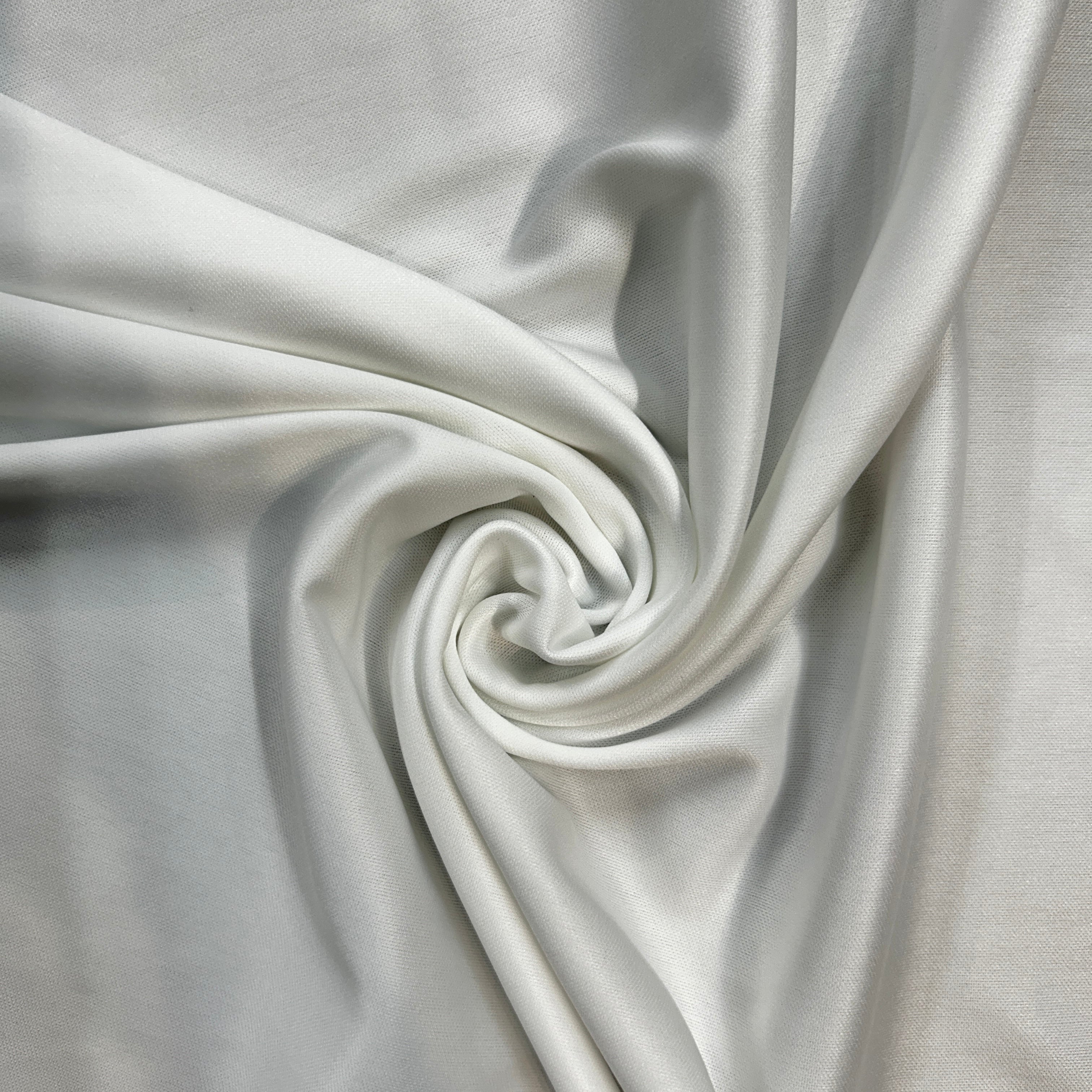 Close-up of gray fabric with folds
