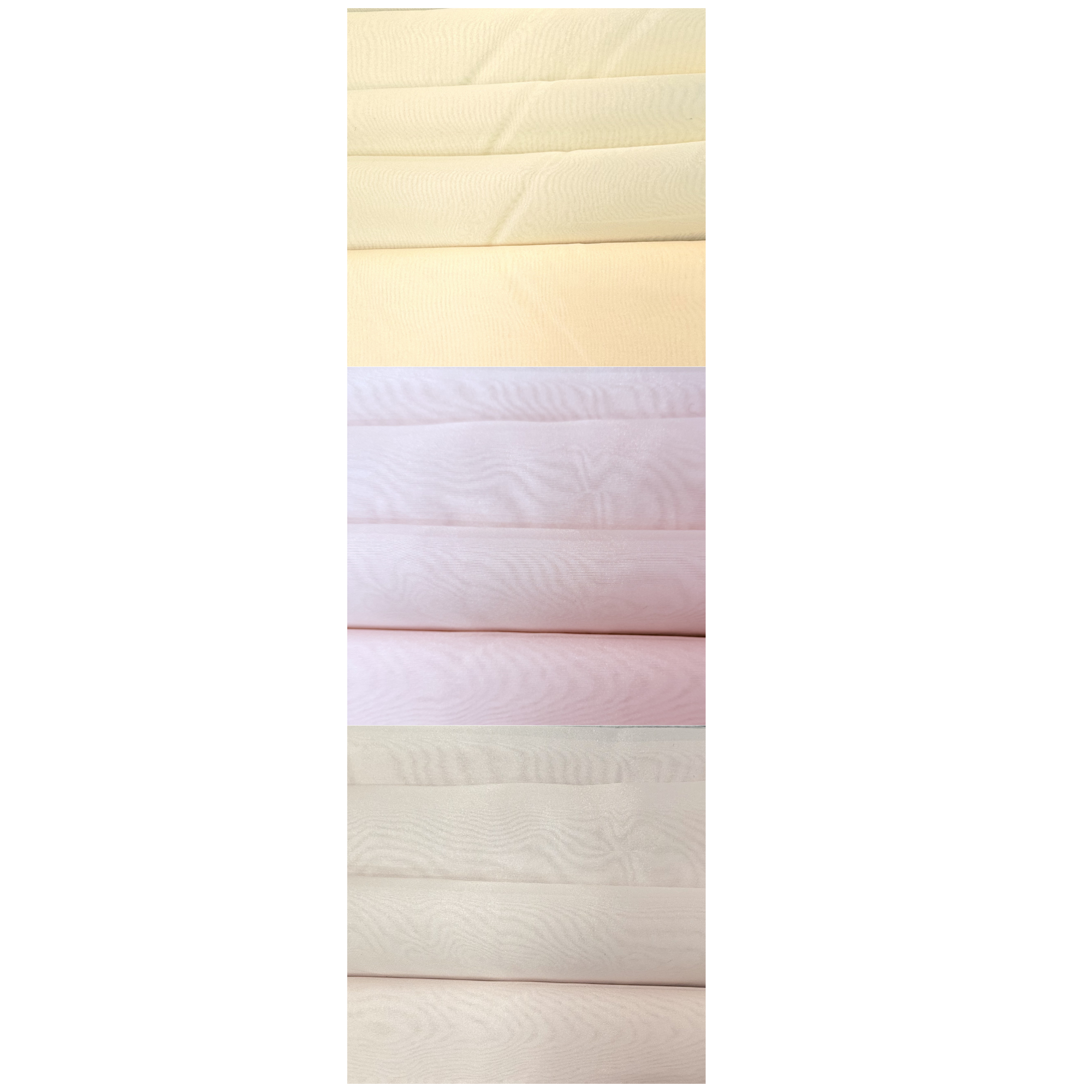 Pure Organza – Yellow, Pink, Peach | SALEXM - 111, 112, 113