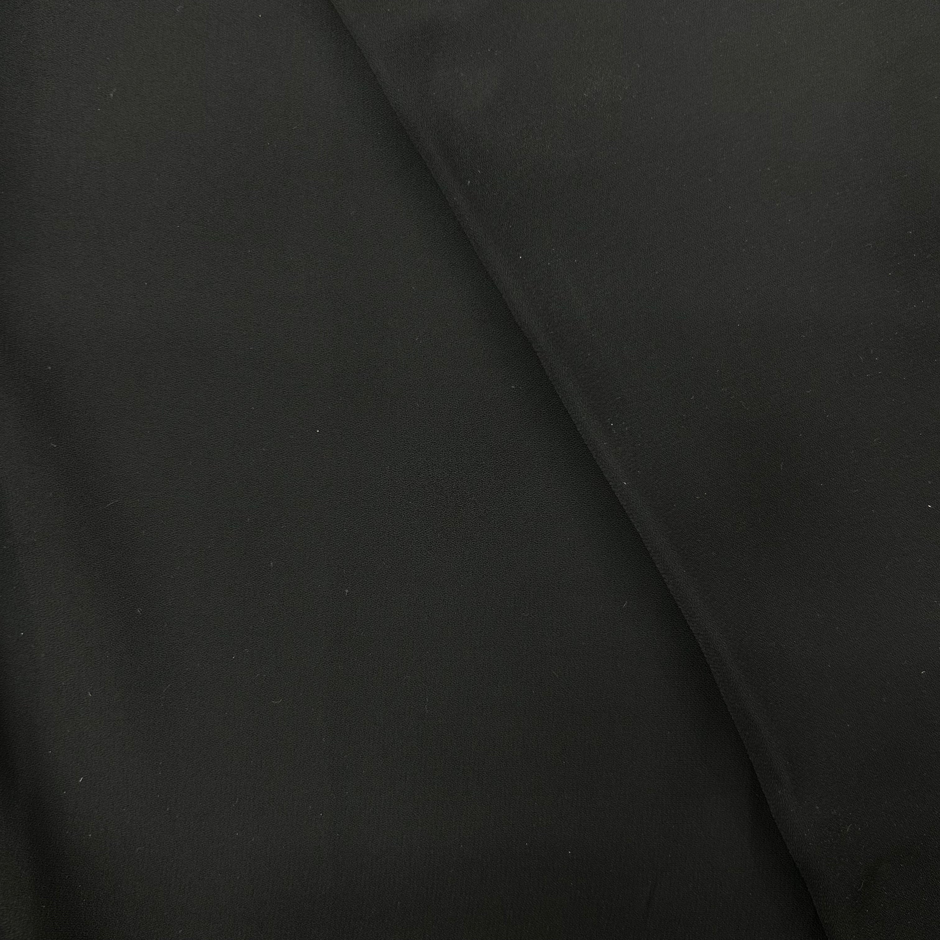 Close-up of black fabric with a slight texture