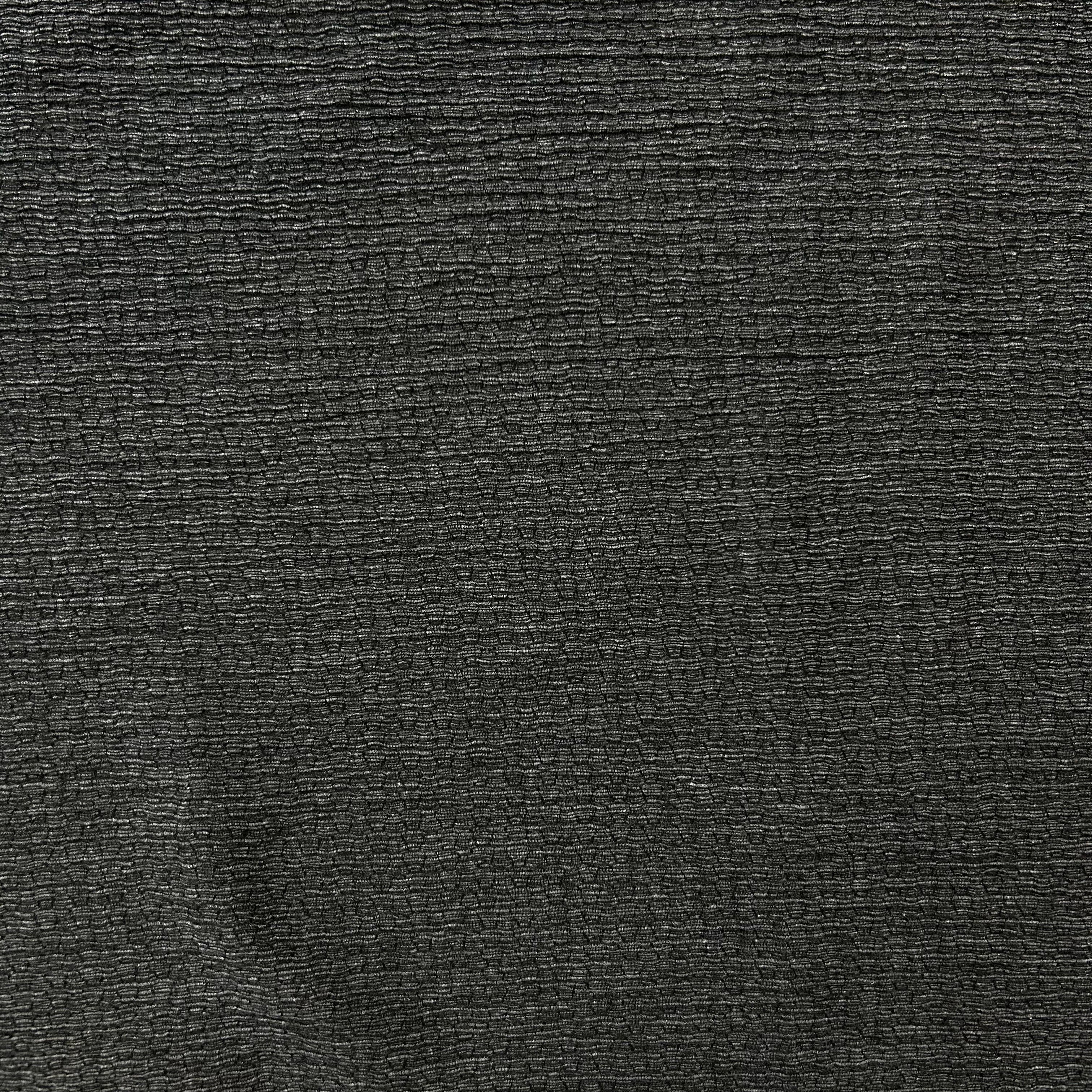 Solid dark gray color swatch with a textured pattern
