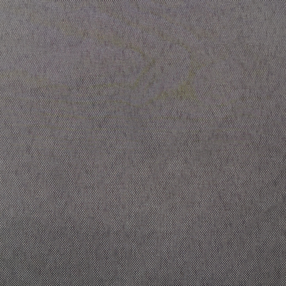 A close-up of a dark gray textured fabric with a fine woven pattern.
