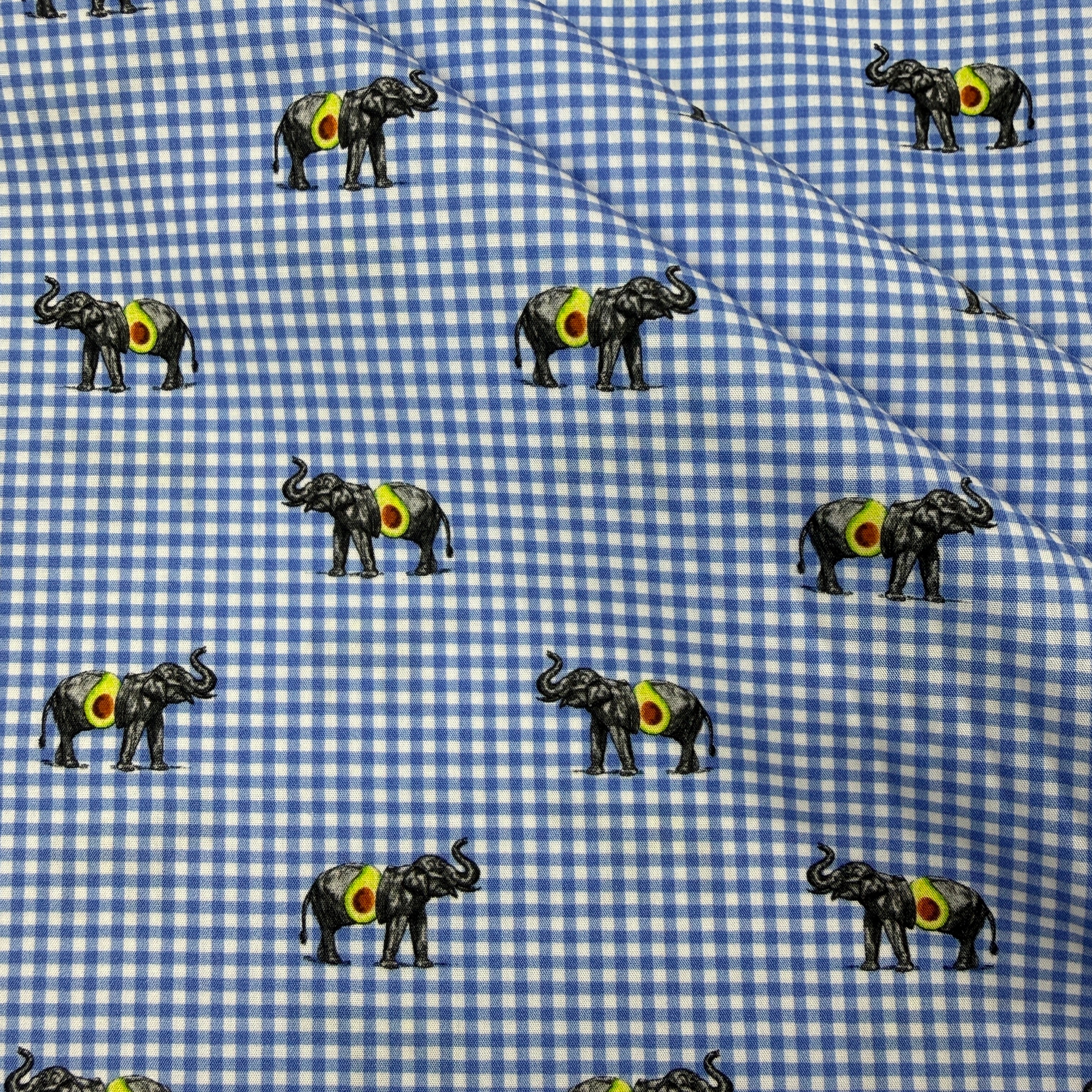 Printed Cotton Blue Woven Fabric 150cm Width | PHA111-7661/A