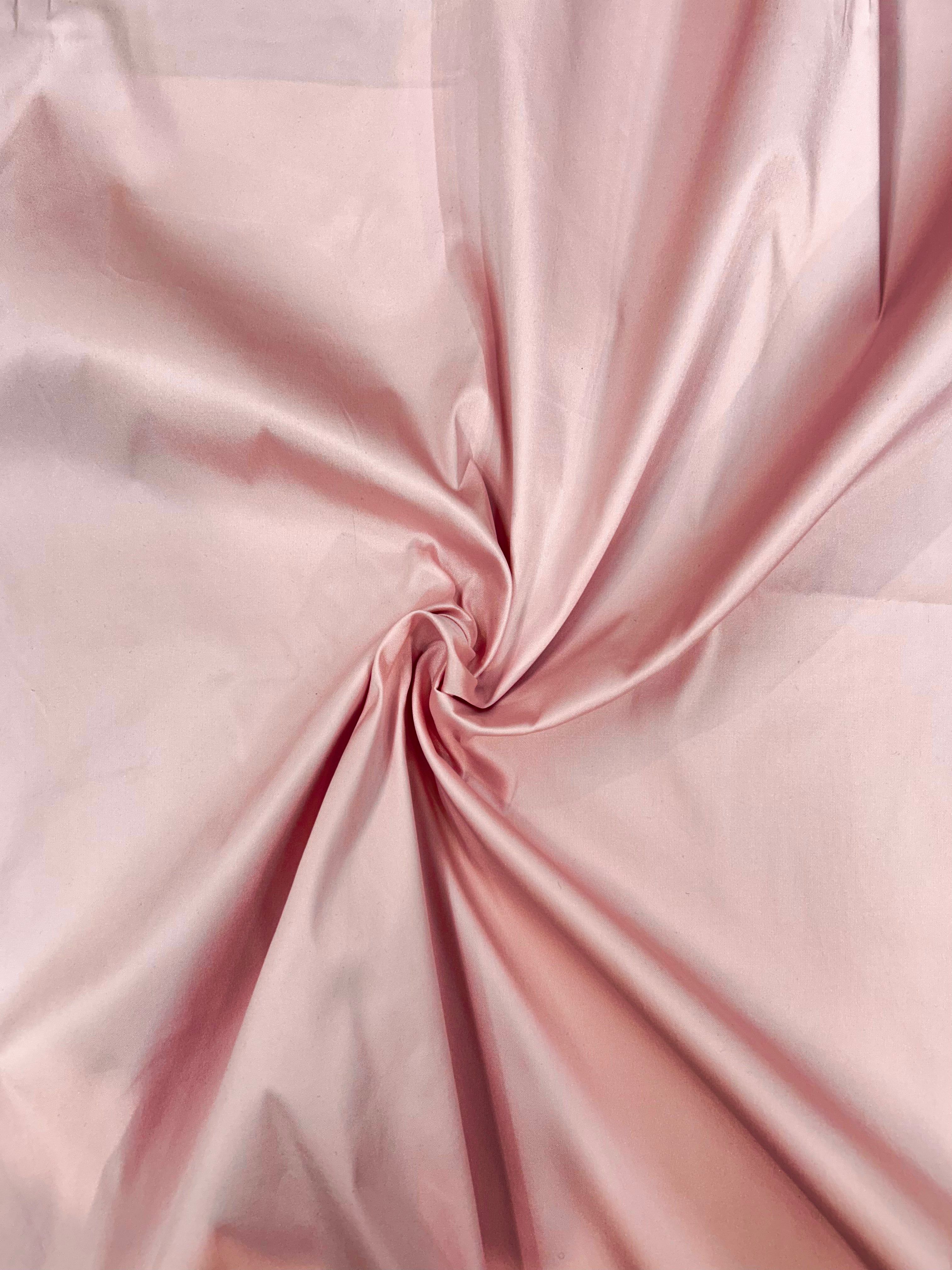 Pink Polyester Taffeta Smooth Crafting Fabric | SALEXML019